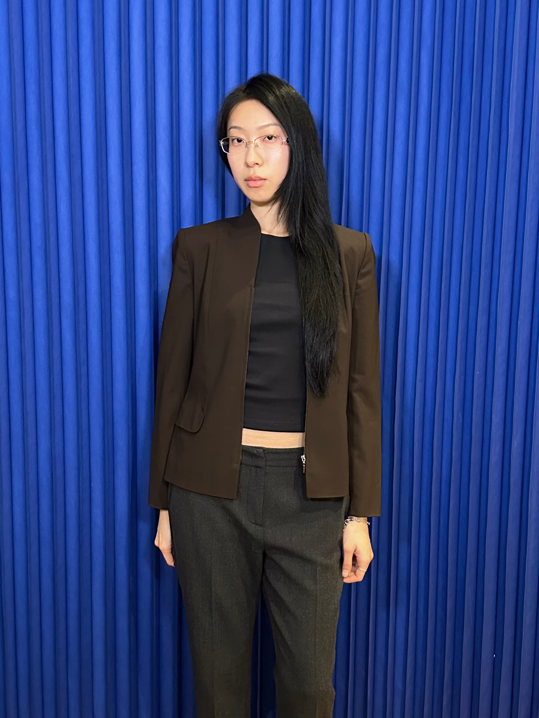 Ann Taylor Brown Wool Jacket