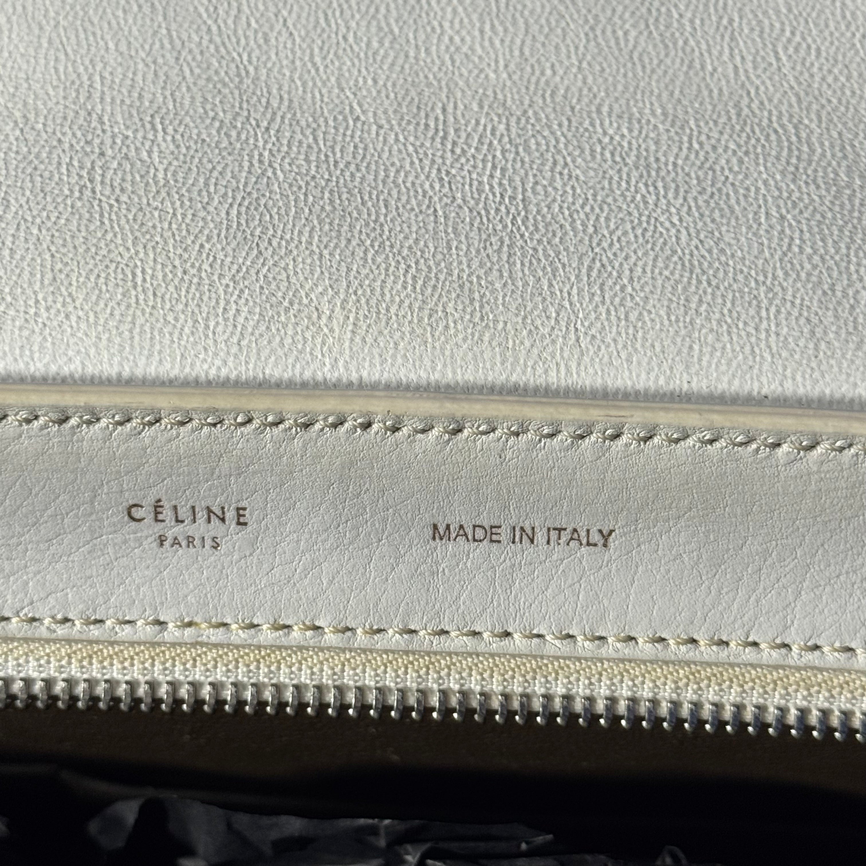2014 CÉLINE TRAPEZE TRICOLOR 2WAY LEATHER BAG