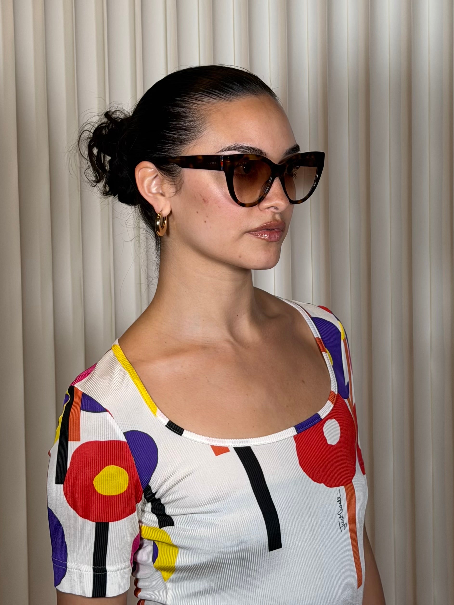 Gucci GG0459S Marble Brown sunglasses