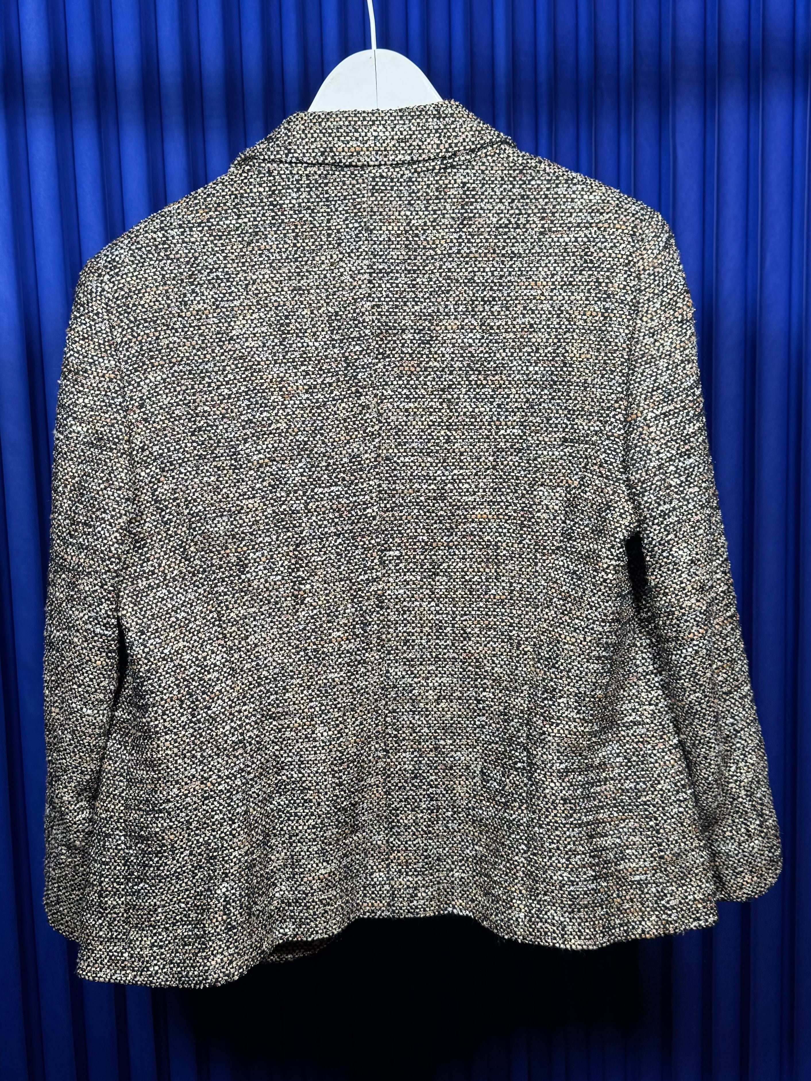 ESCADA WOOL BLEND TWEED BLAZER