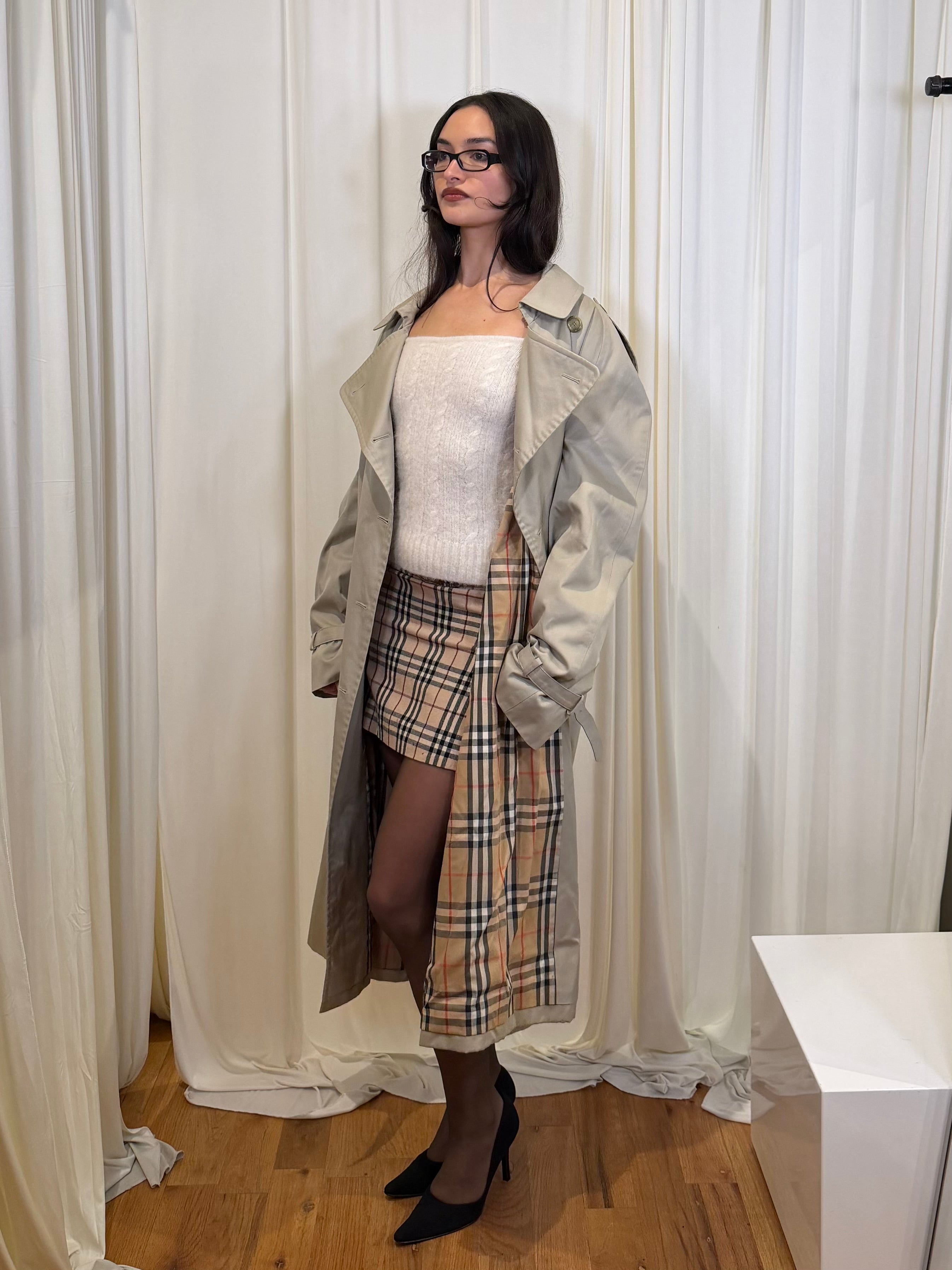 Vintage Burberrys’ Double Breasted Trench 42L