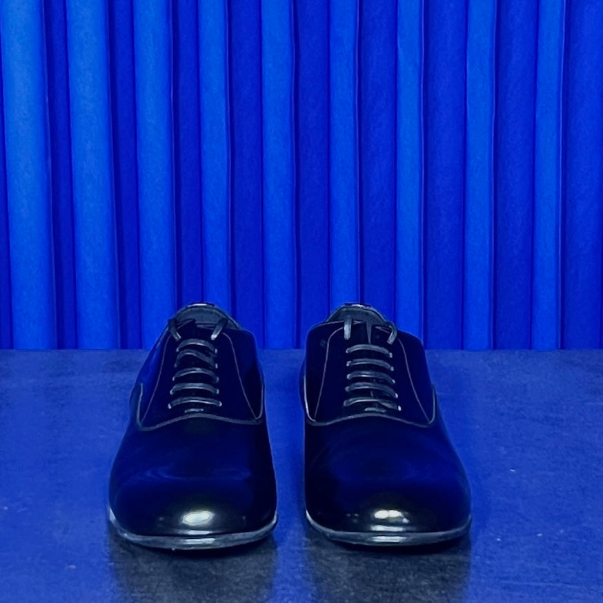 D & G PATENT LEATHER DERBY