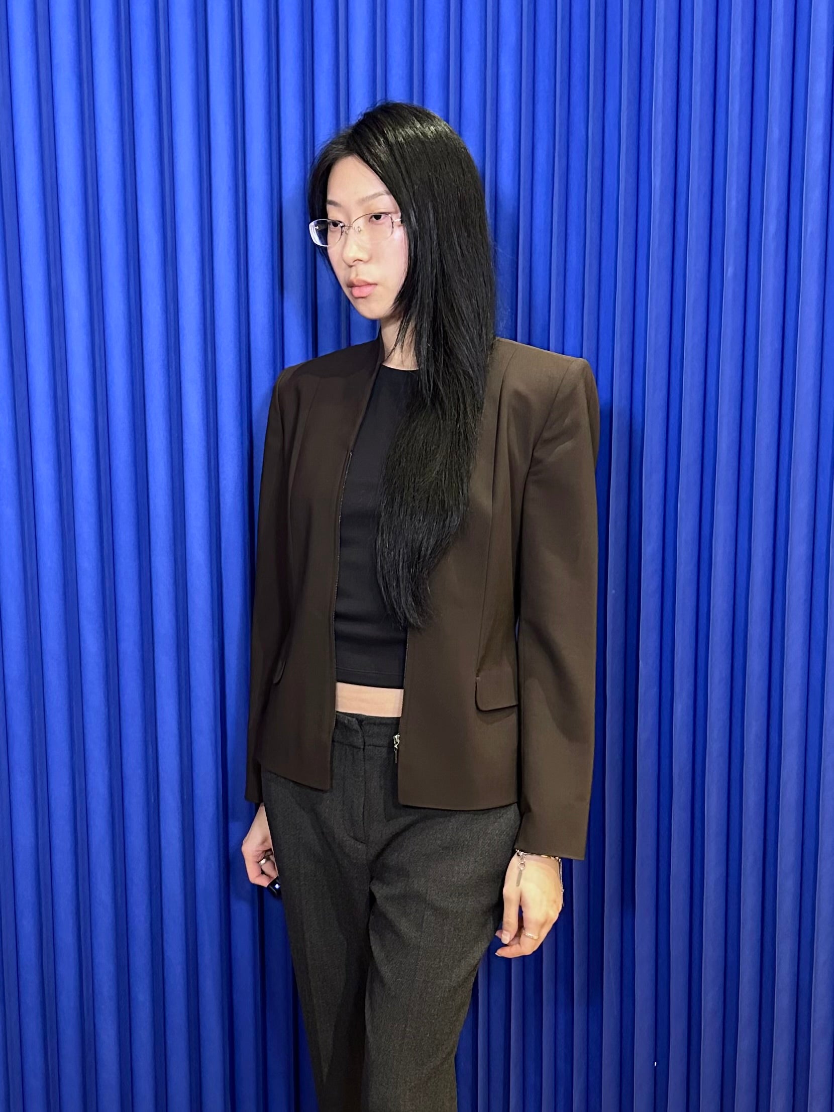 Ann Taylor Brown Wool Jacket