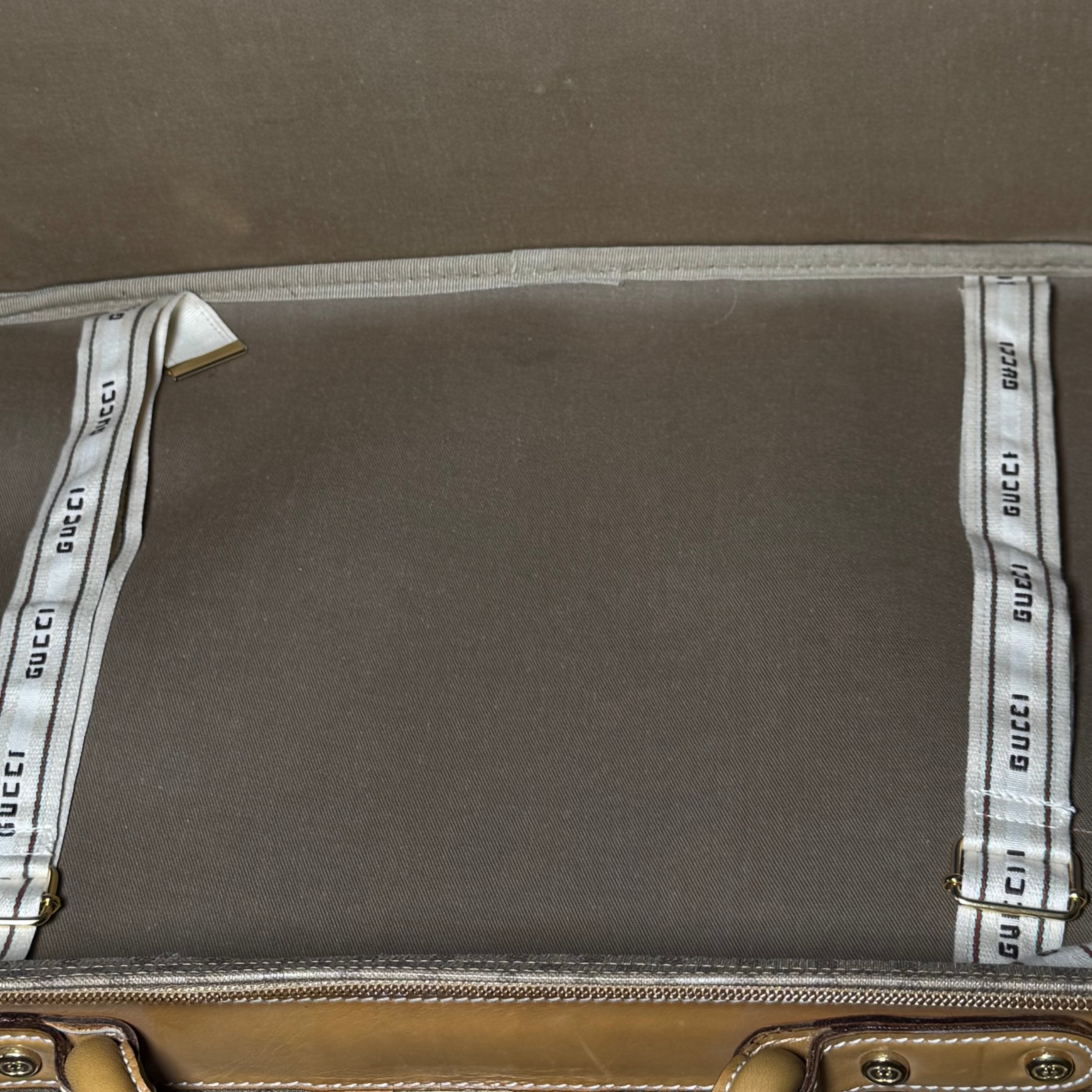 70S GUCCI MICRO GG MONOGRAM WEEKENDER BAG