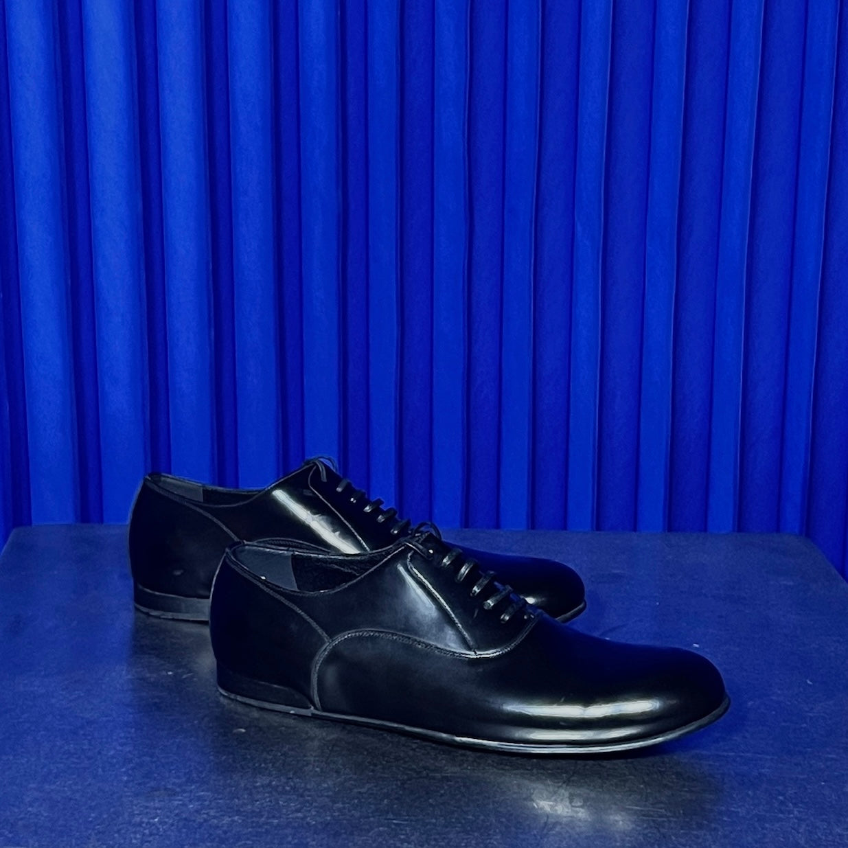 D & G PATENT LEATHER DERBY