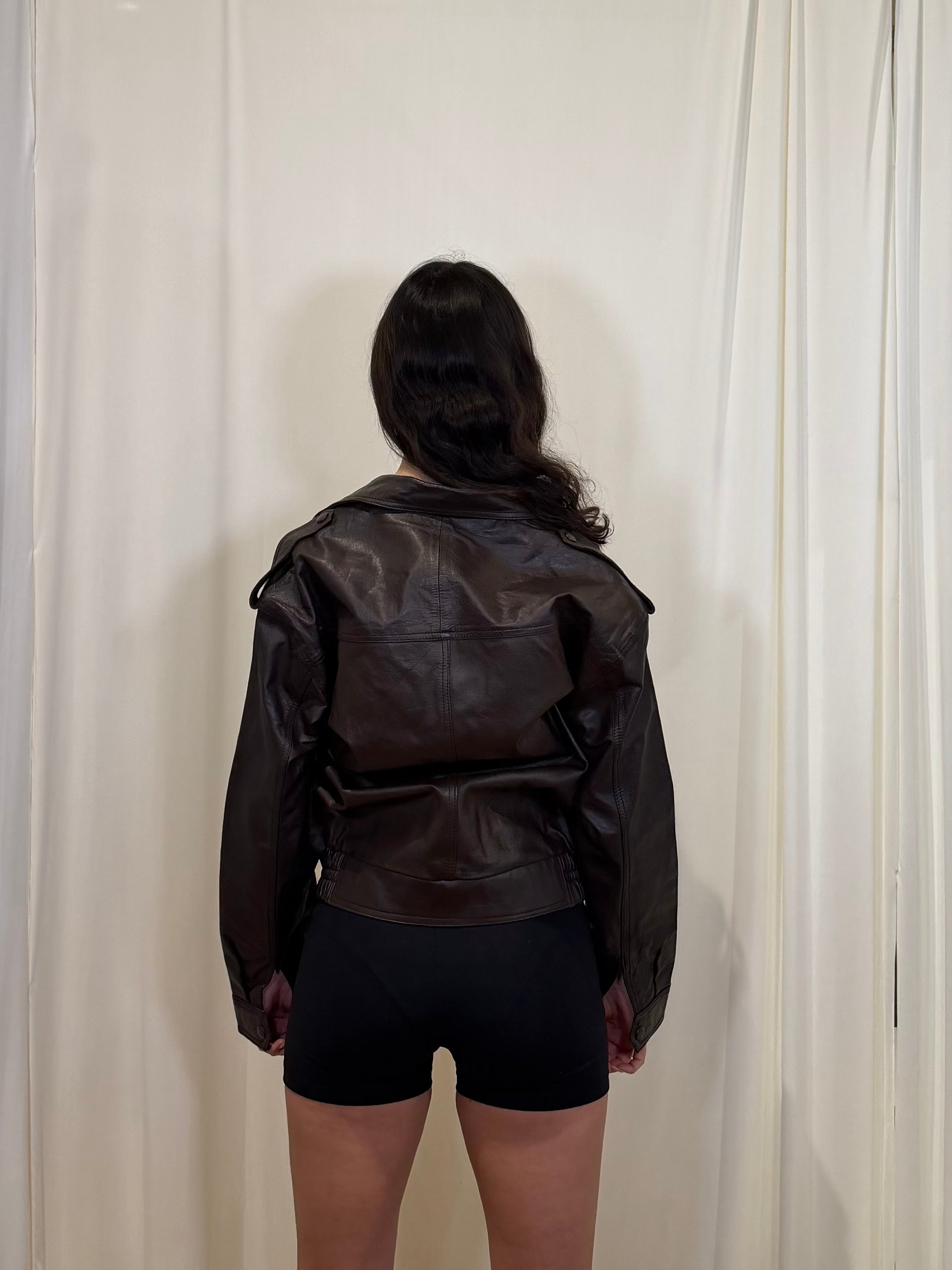 Armani Jeans Leather Jacket