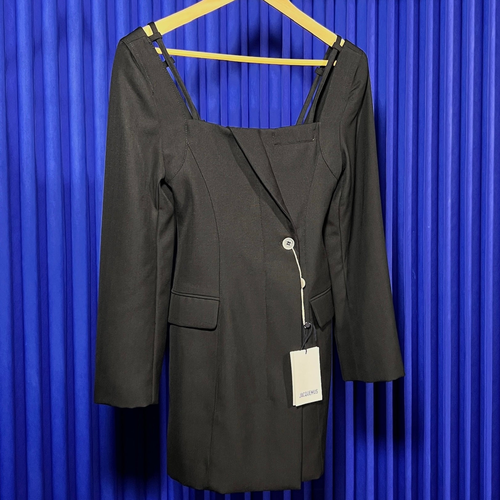JACQUEMUS LA MONTAGNE BLAZER MINI DRESS