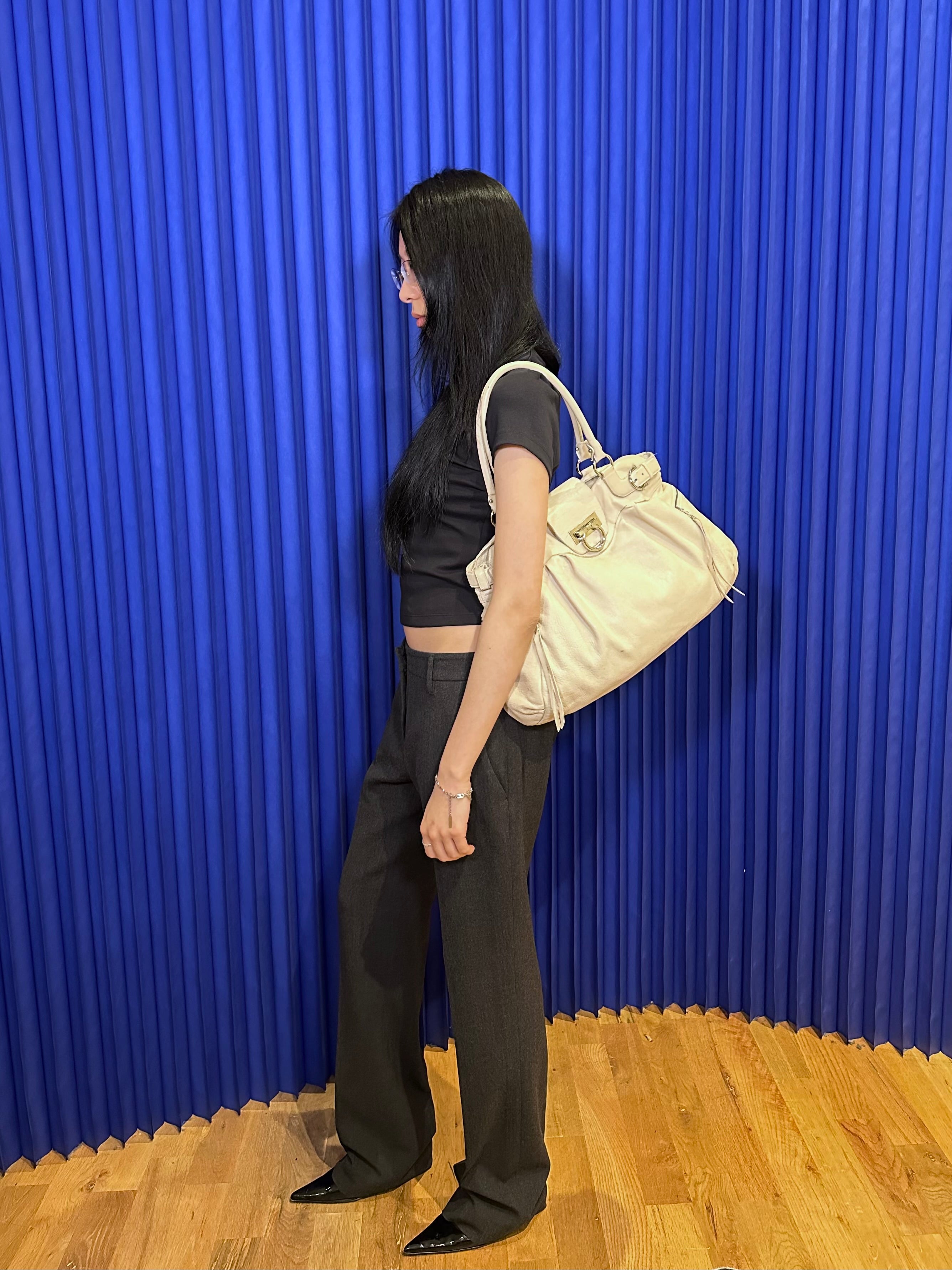 Salvatore Ferragamo Marisa handbag ‘beige’