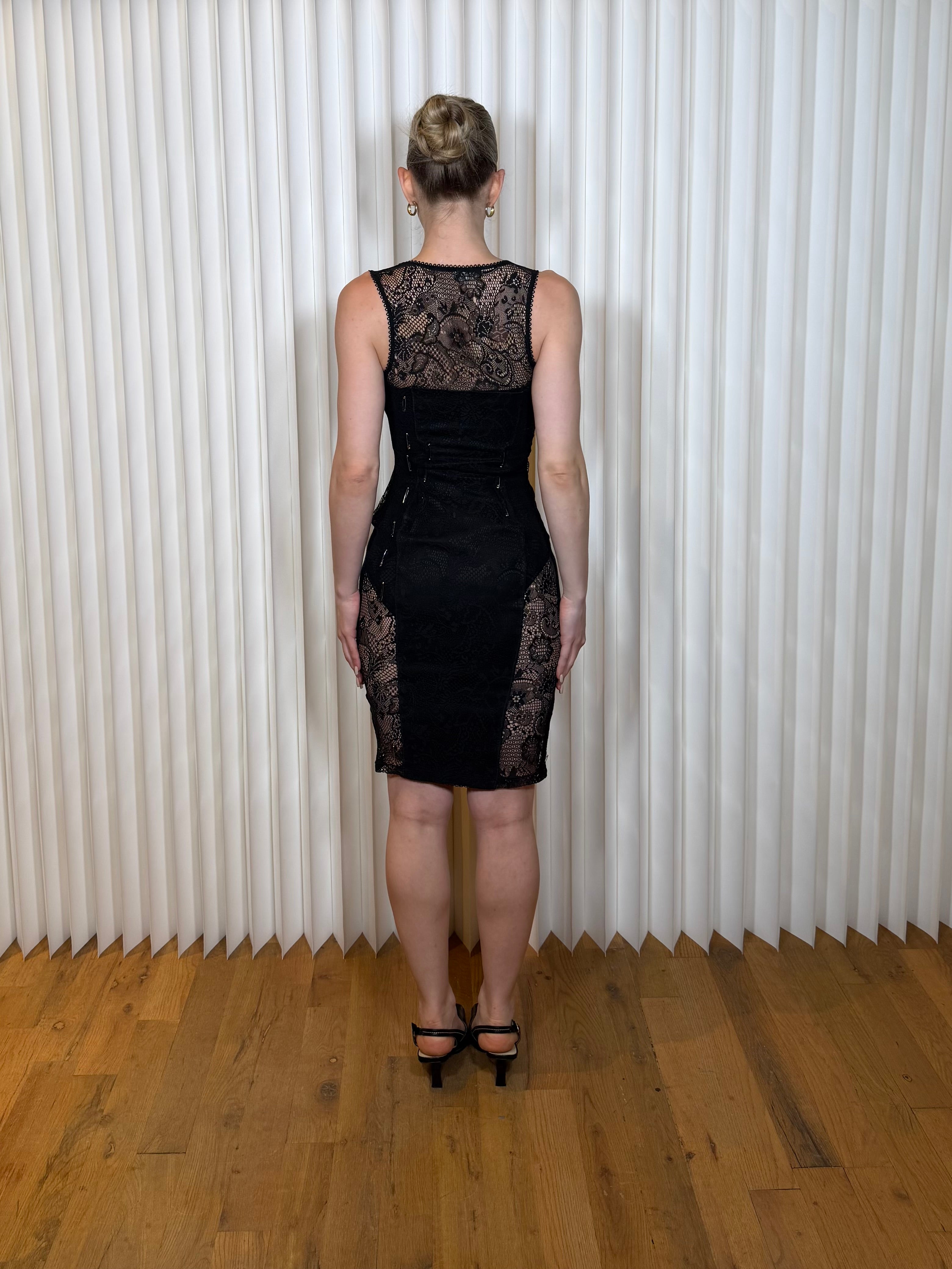 D&G Black Lace Midi Dress