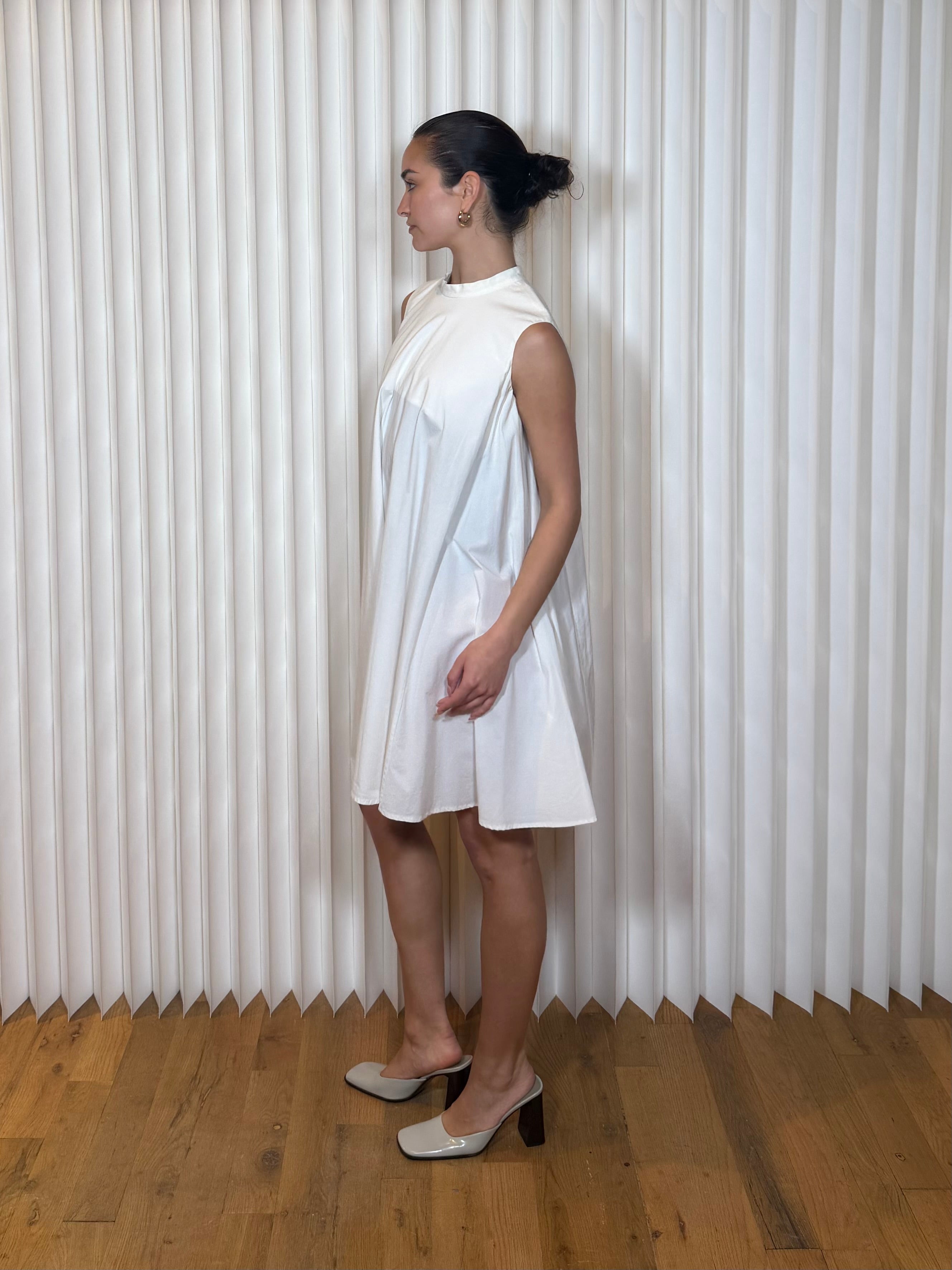 Mihara Yasuhiro Cotton Sleeveless Dress