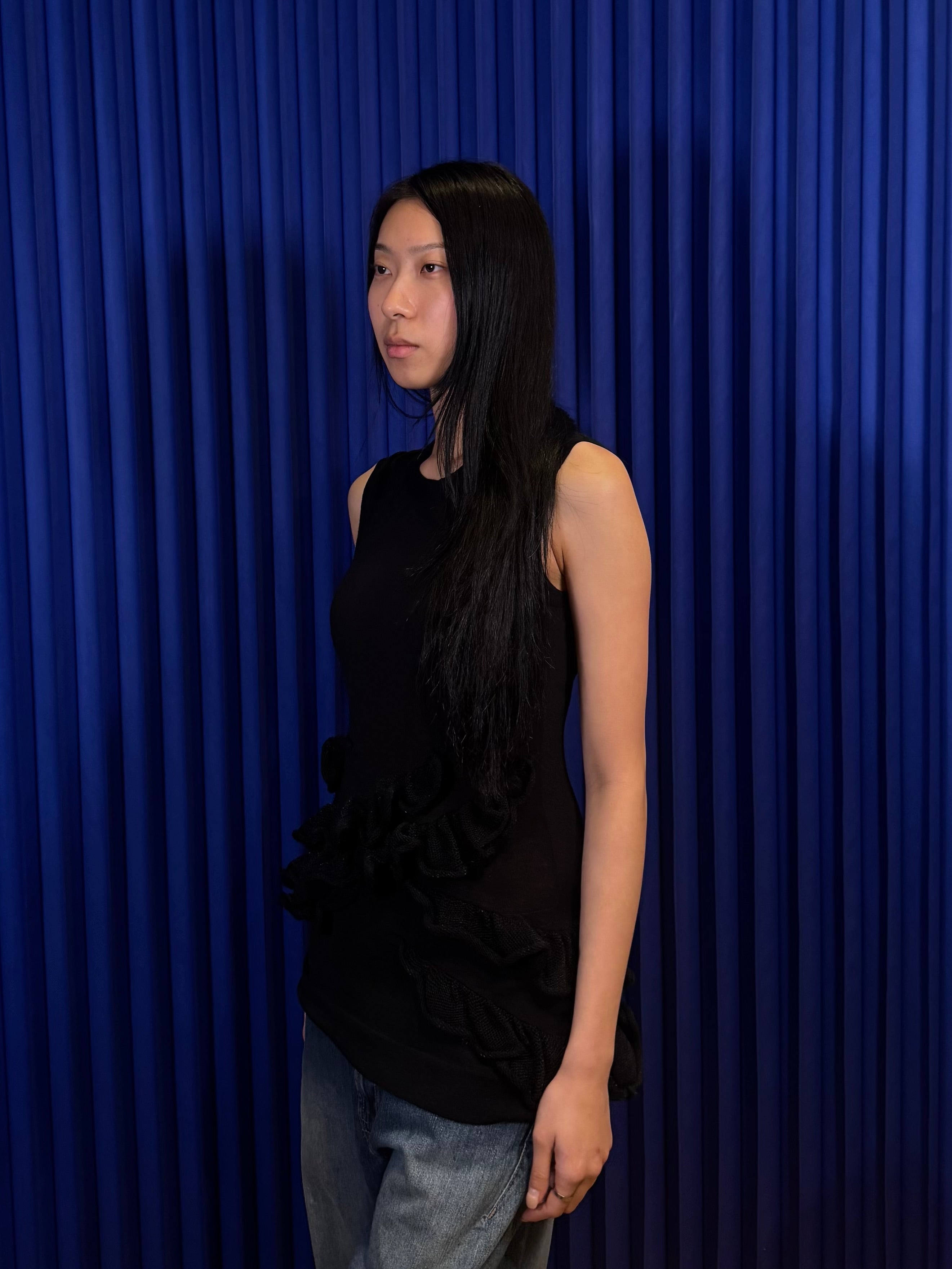 BURBERRY WOOL CREWNECK SLEEVELESS