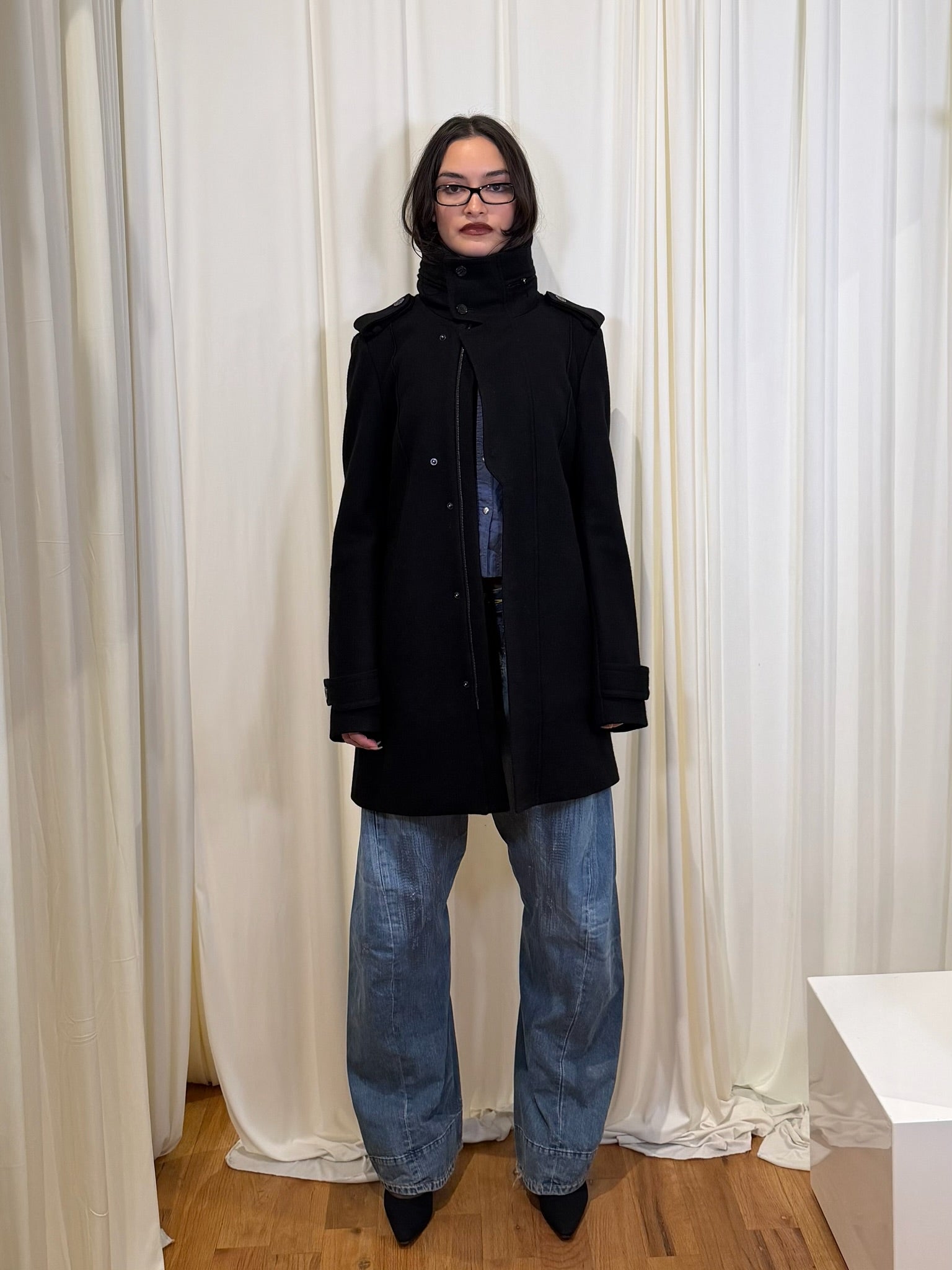 Wooyoungmi Paris Wool High Neck Coat