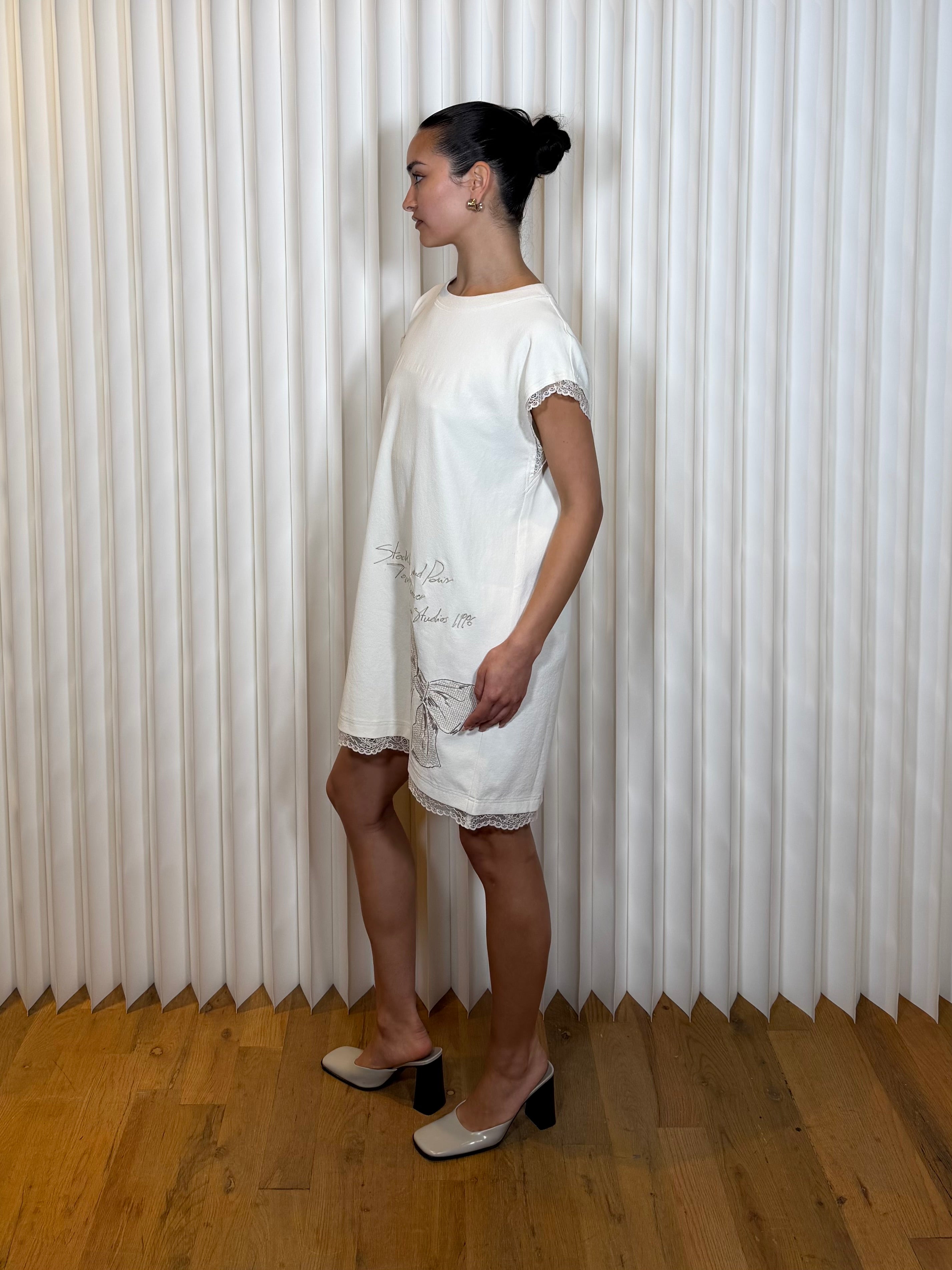 Acne Studios Ecru Sleeveless Dress