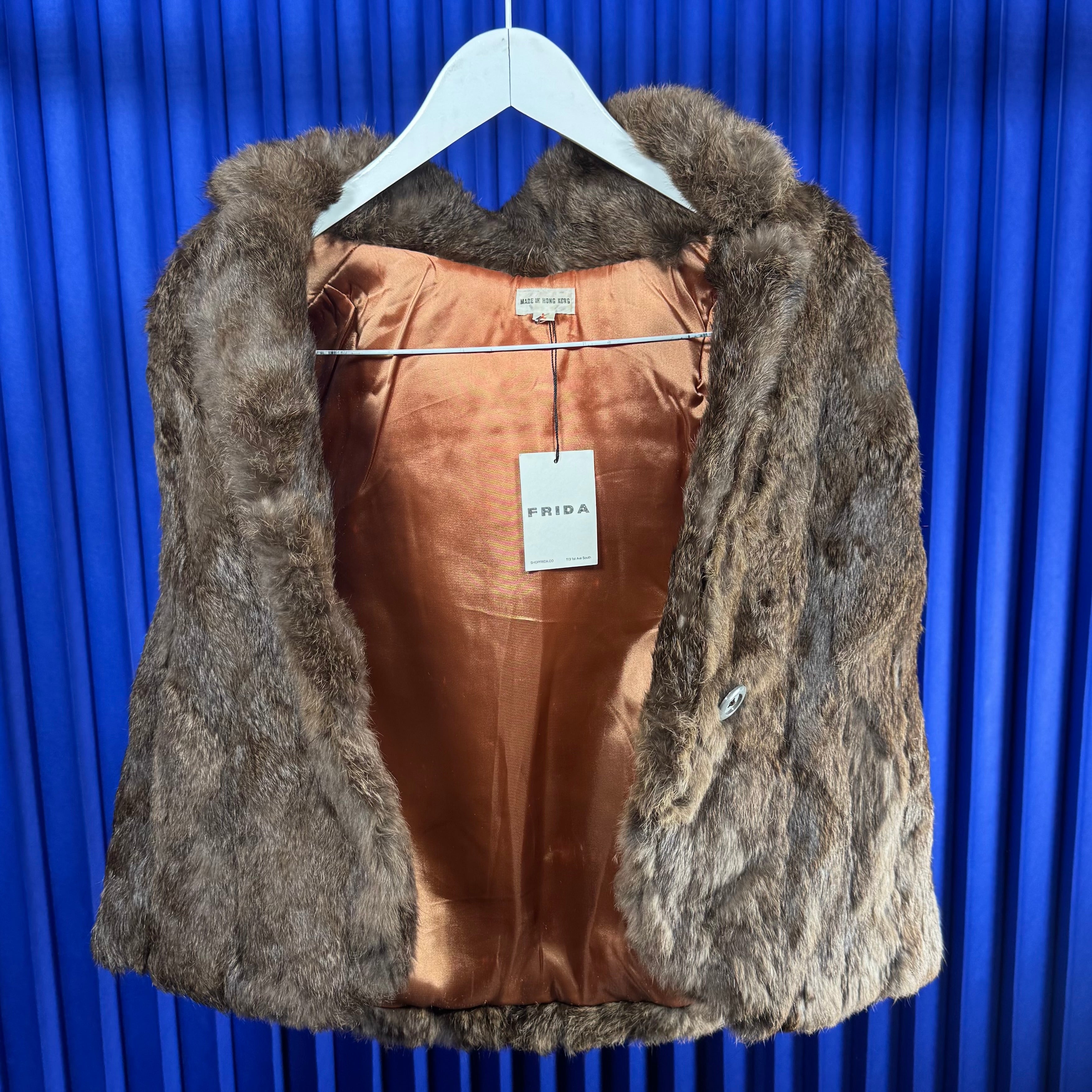 Brown Fur Vest