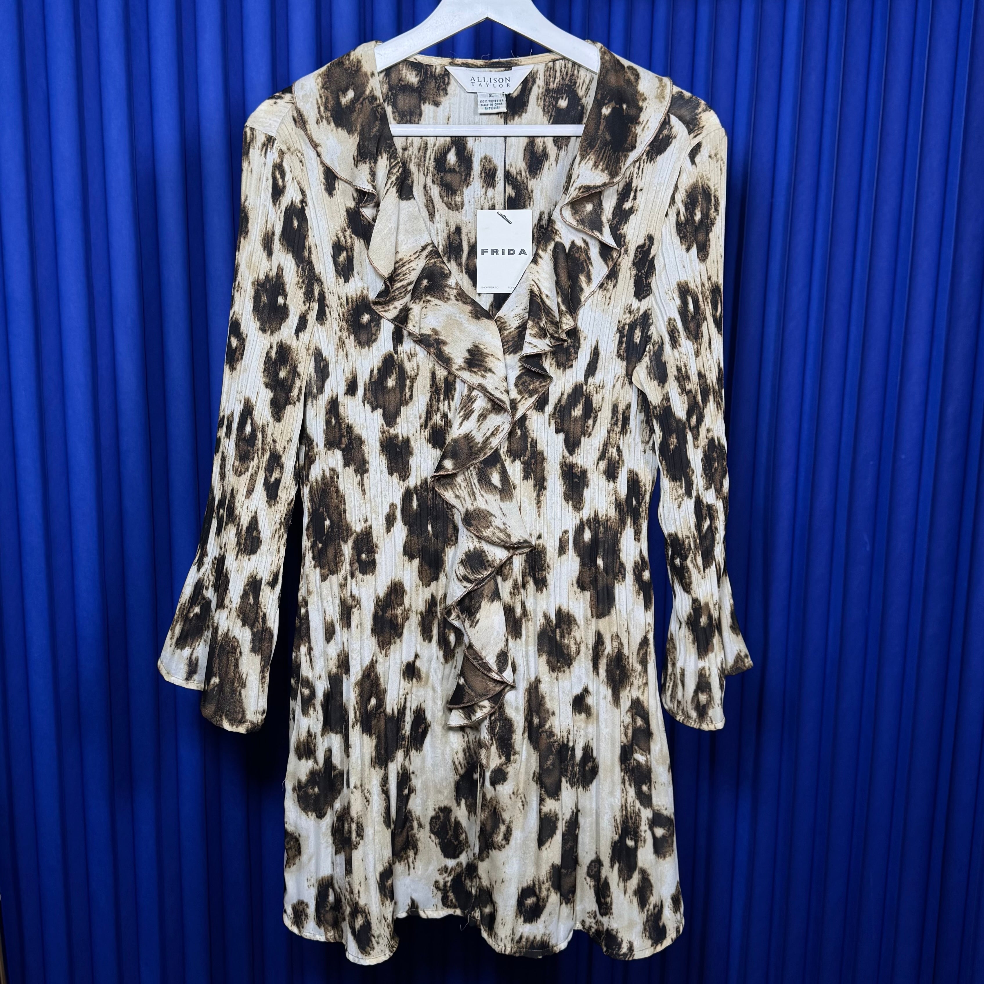 Allison Taylor Animal Print Blouse