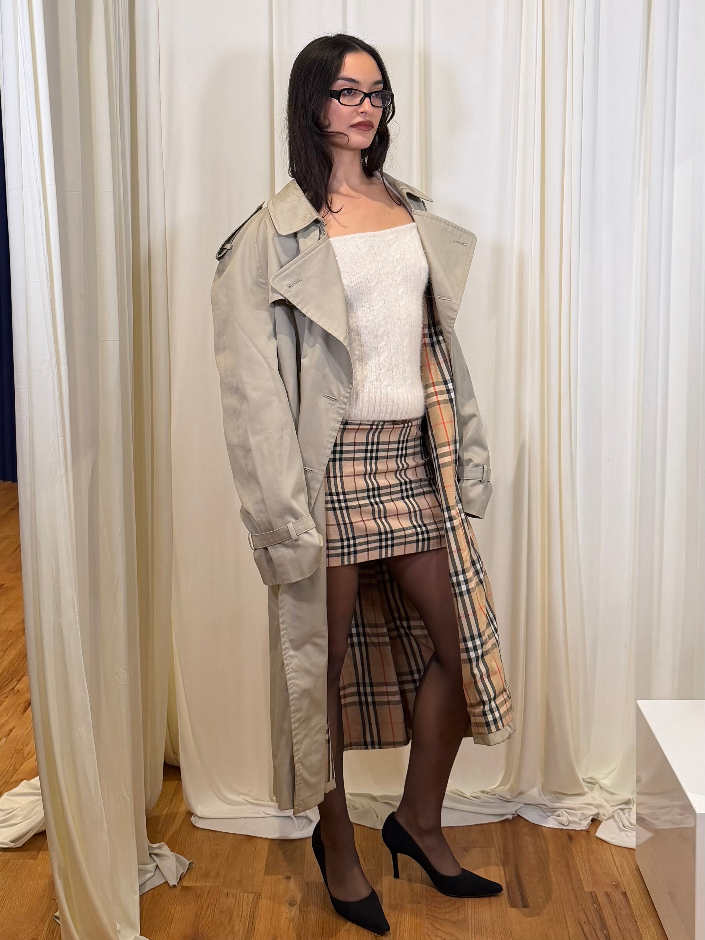 Vintage Burberrys’ Double Breasted Trench 42L