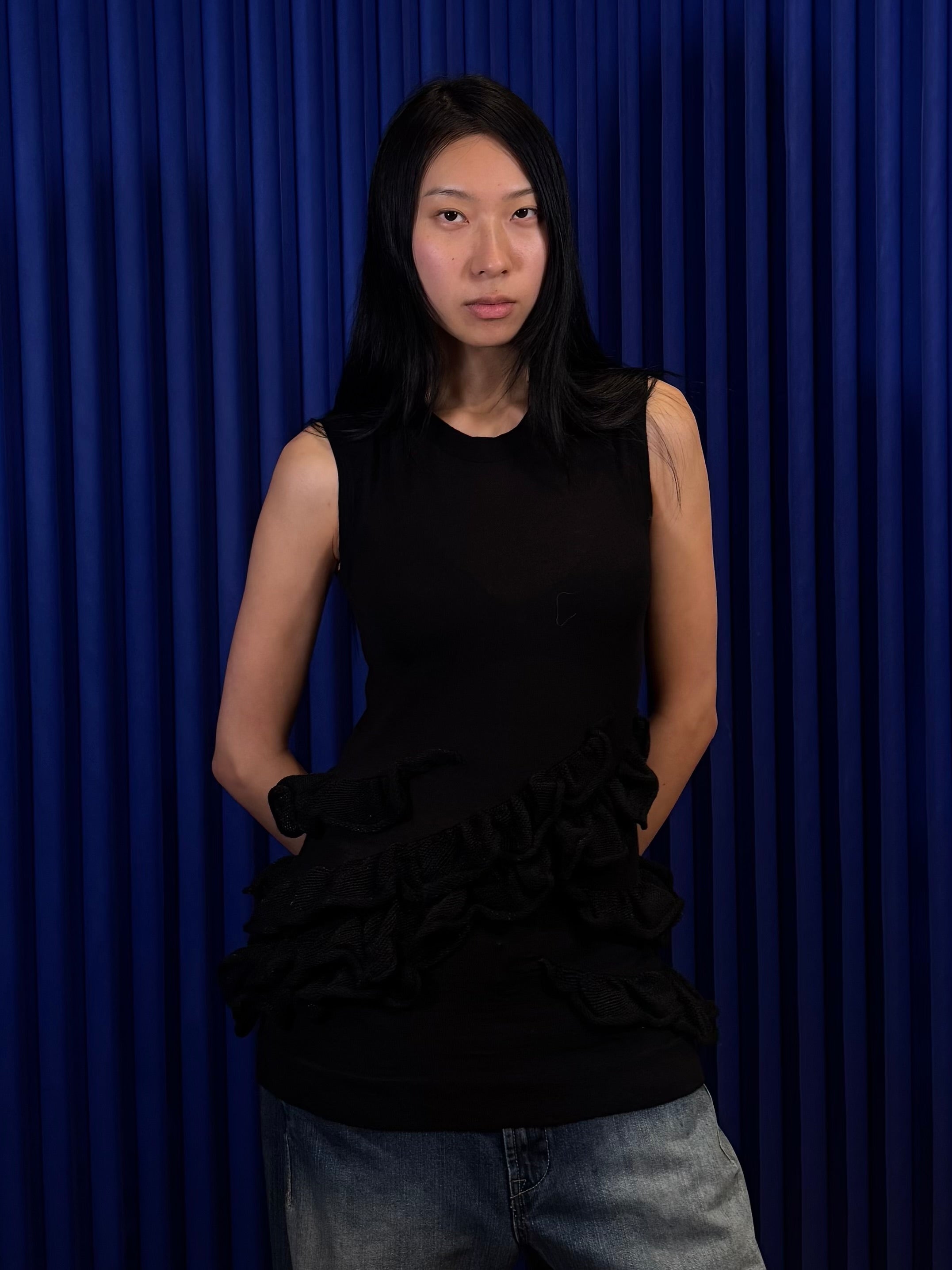 BURBERRY WOOL CREWNECK SLEEVELESS