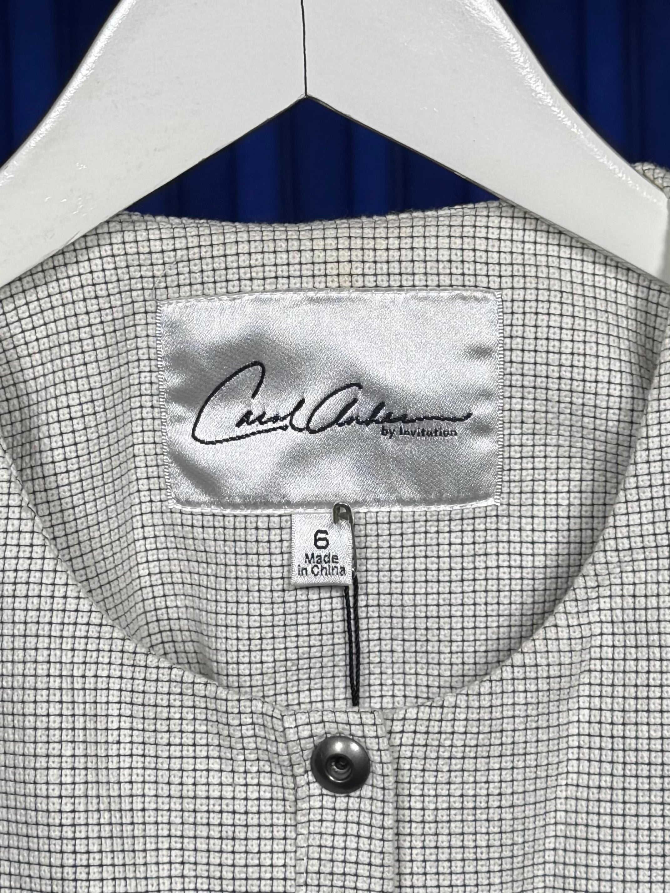 CAROL ANDERSON CROPPED ZIP JACKET