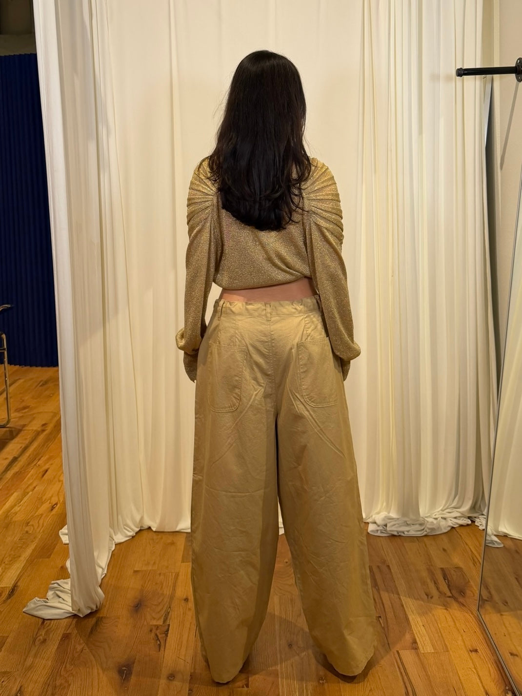 Buffums Gold Sweater