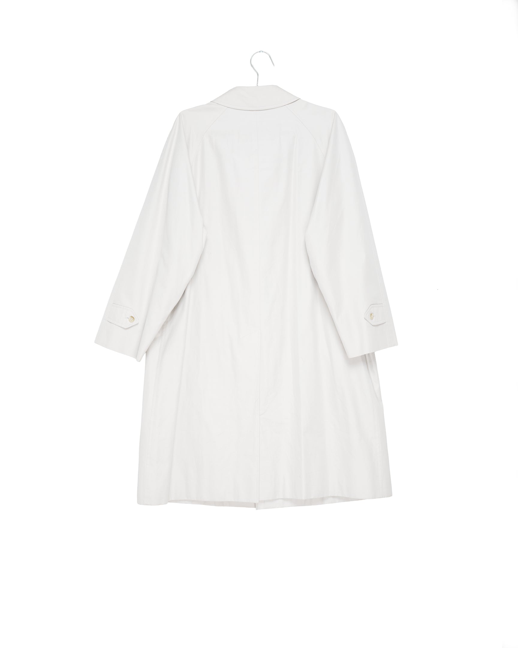 London Alabaster Cotton Gabardine Trench