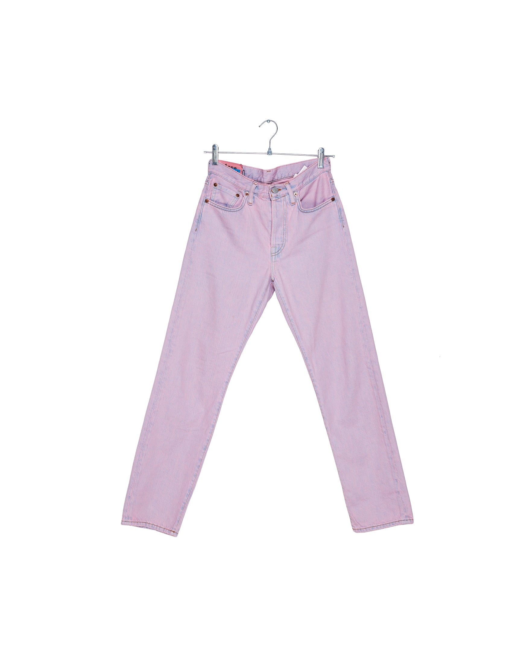 1996 Lavender Straight-Leg Denim Jeans
