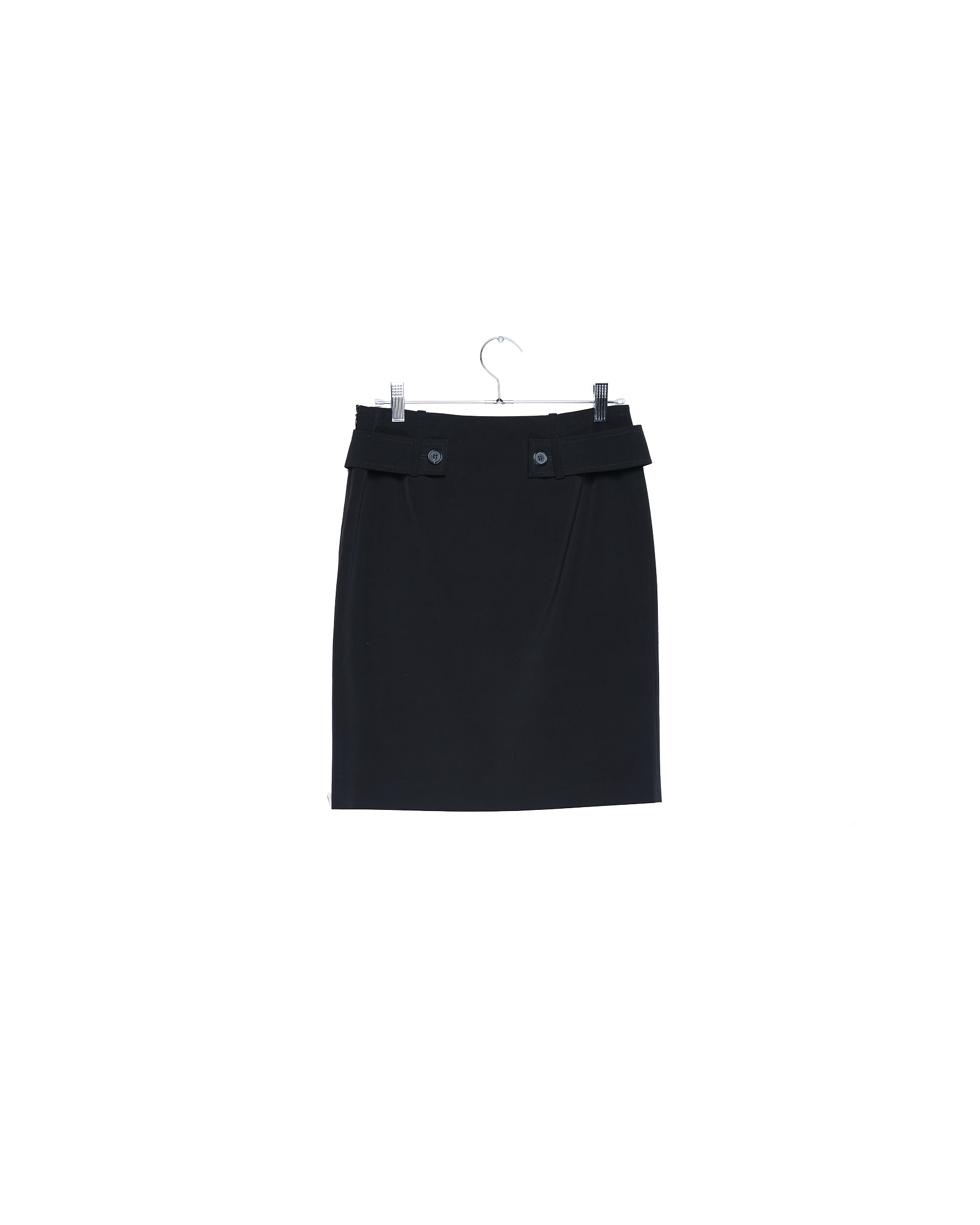 Noir Tailored Pencil Skirt