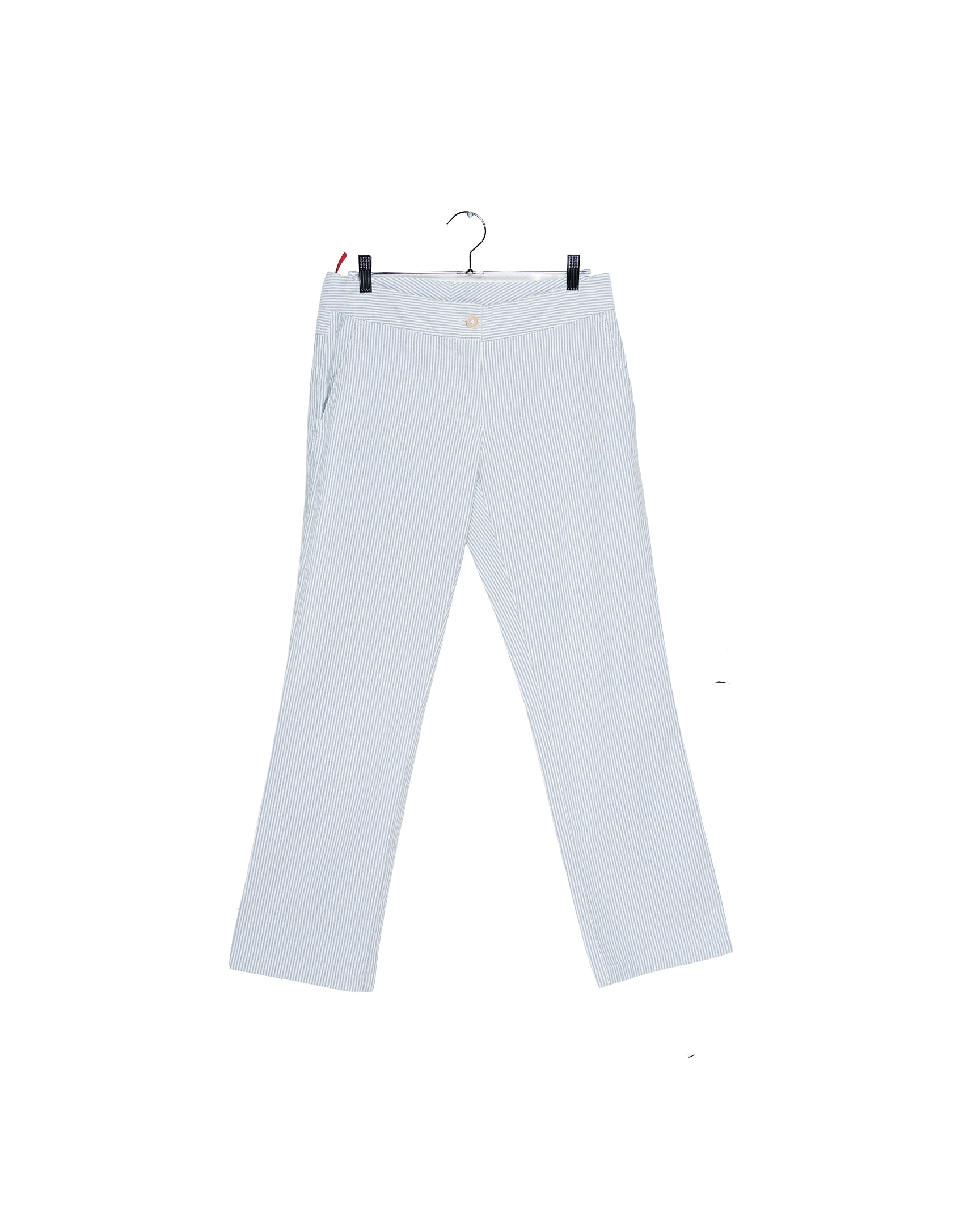 Periwinkle Pinstripe Tailored Trousers