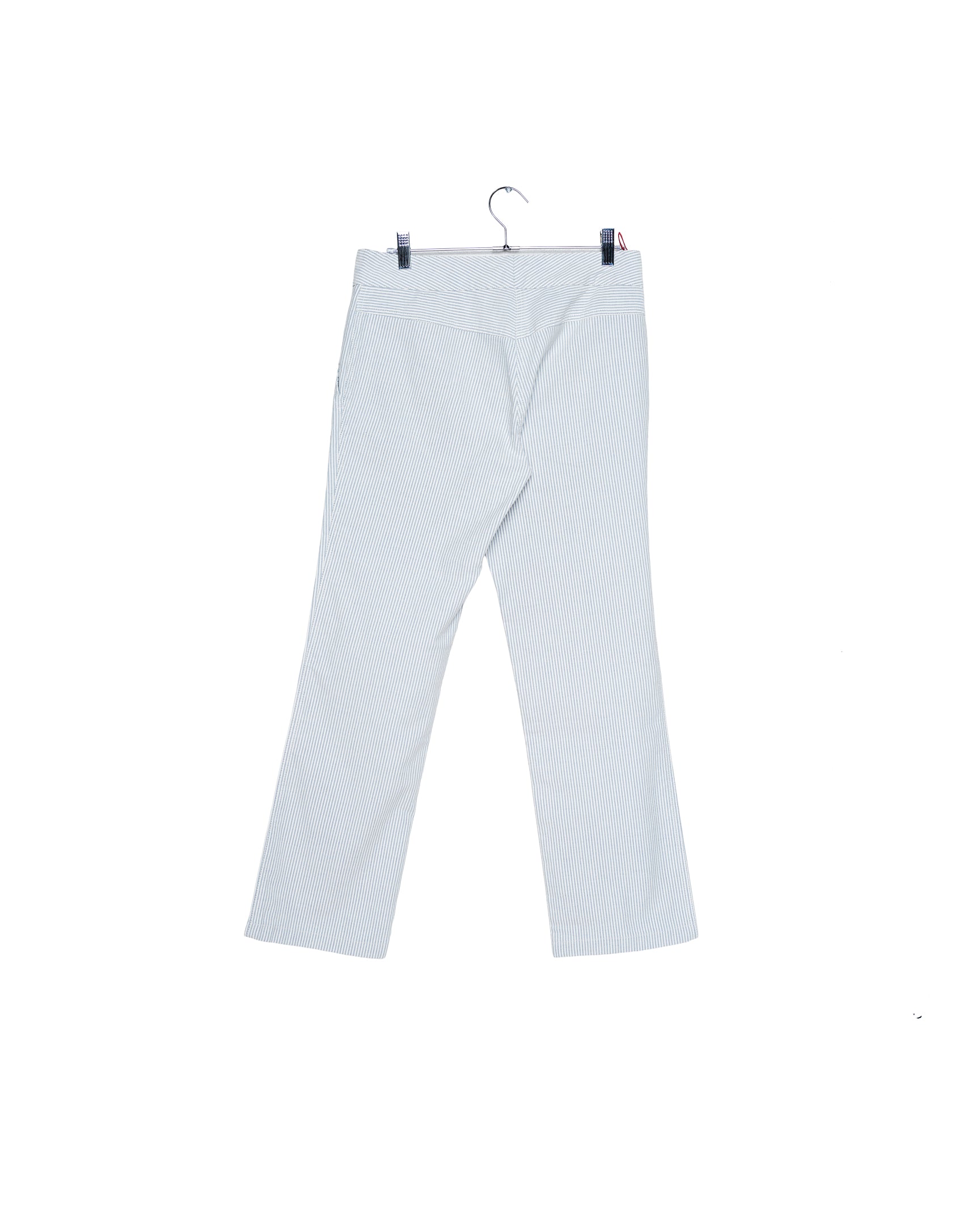 Periwinkle Pinstripe Tailored Trousers