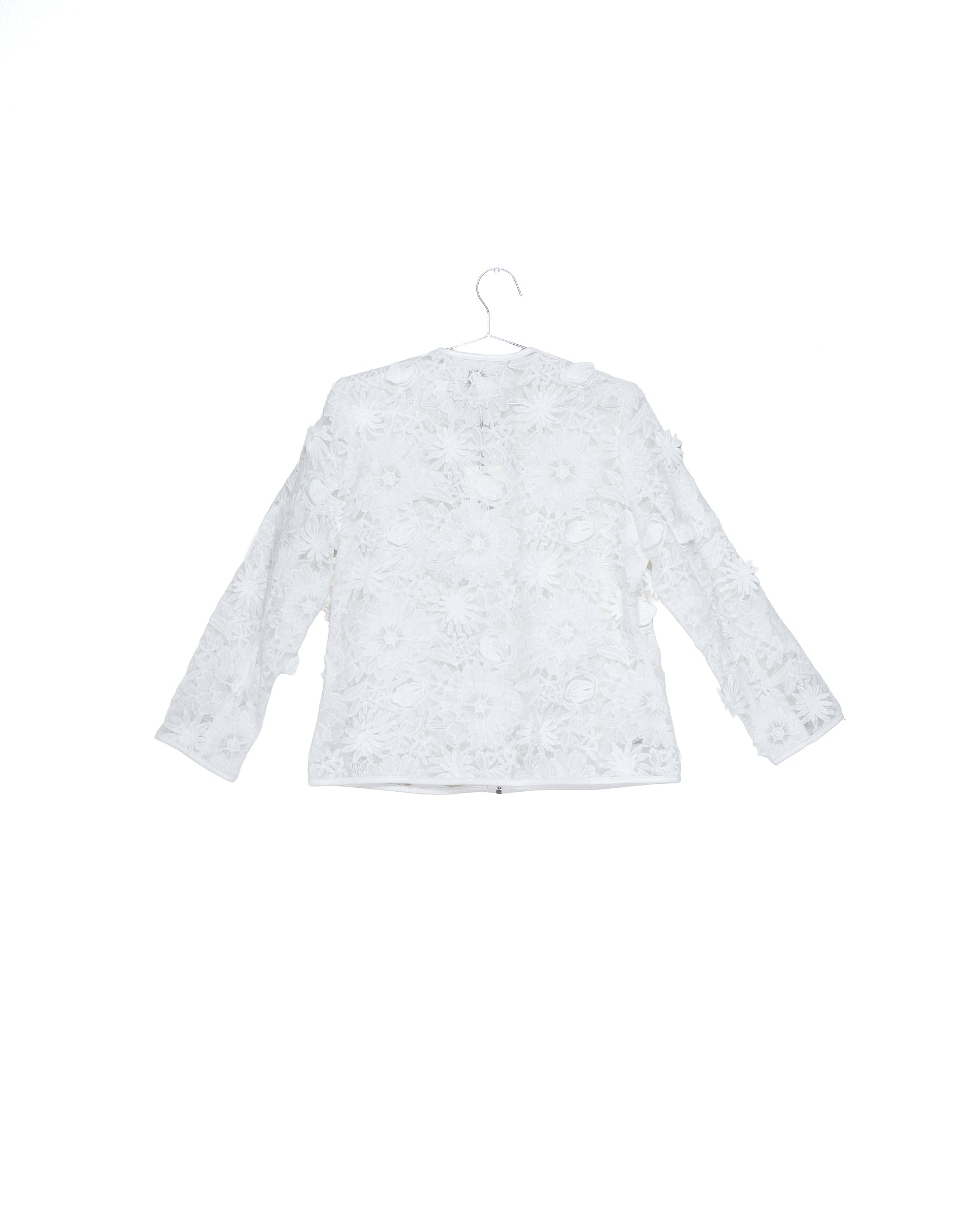 Crochet Floral Lace Buttondown Jacket