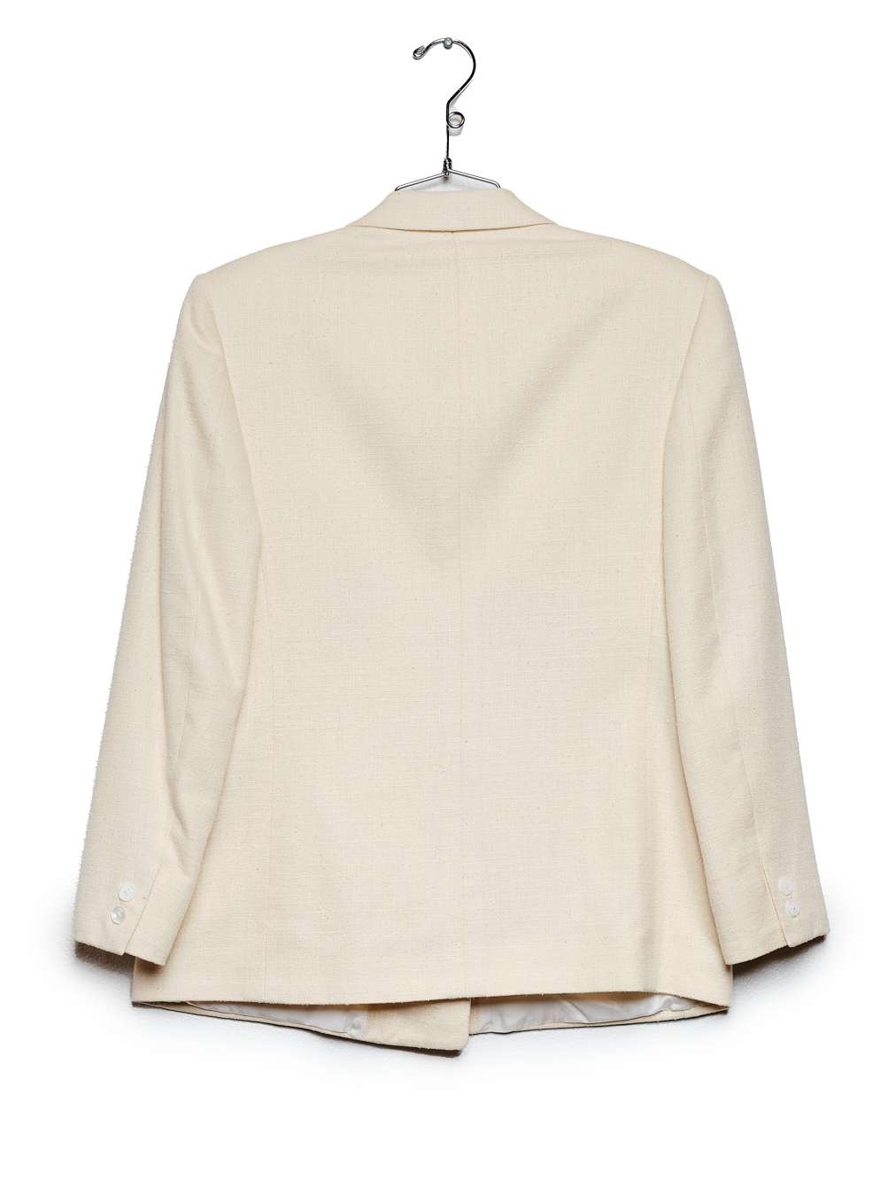 London Oatmeal Double-Breasted Blazer