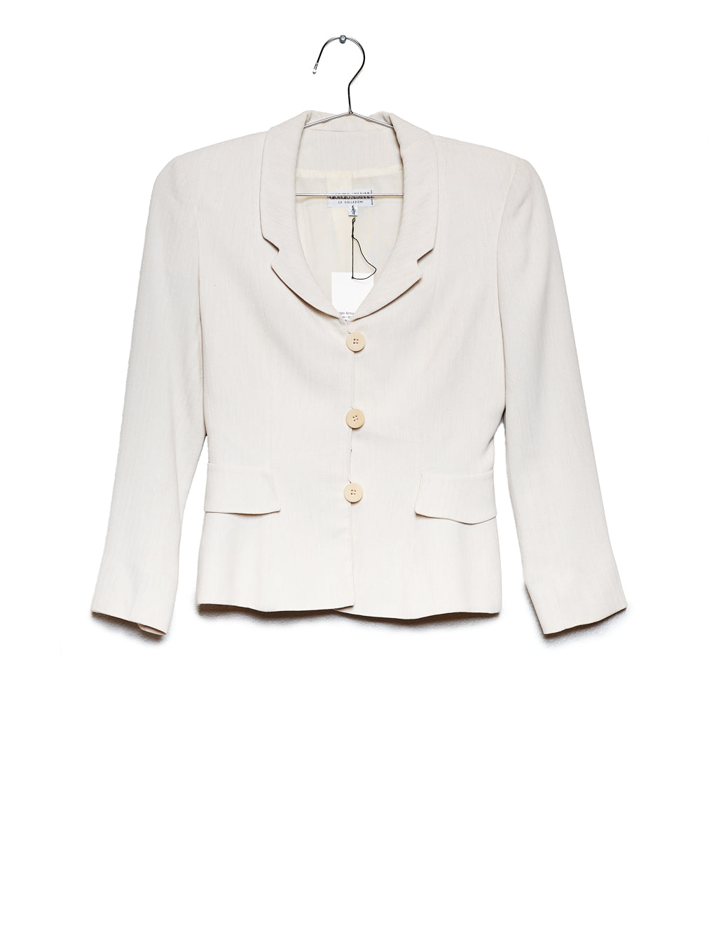 Cream Tailored Blazer