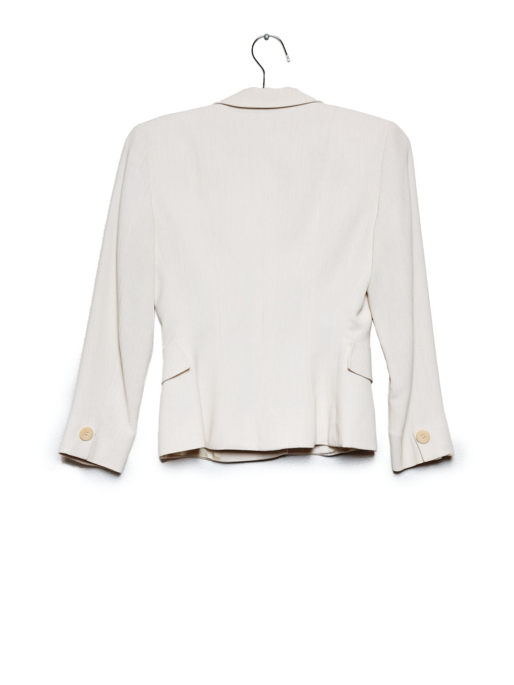 Cream Tailored Blazer
