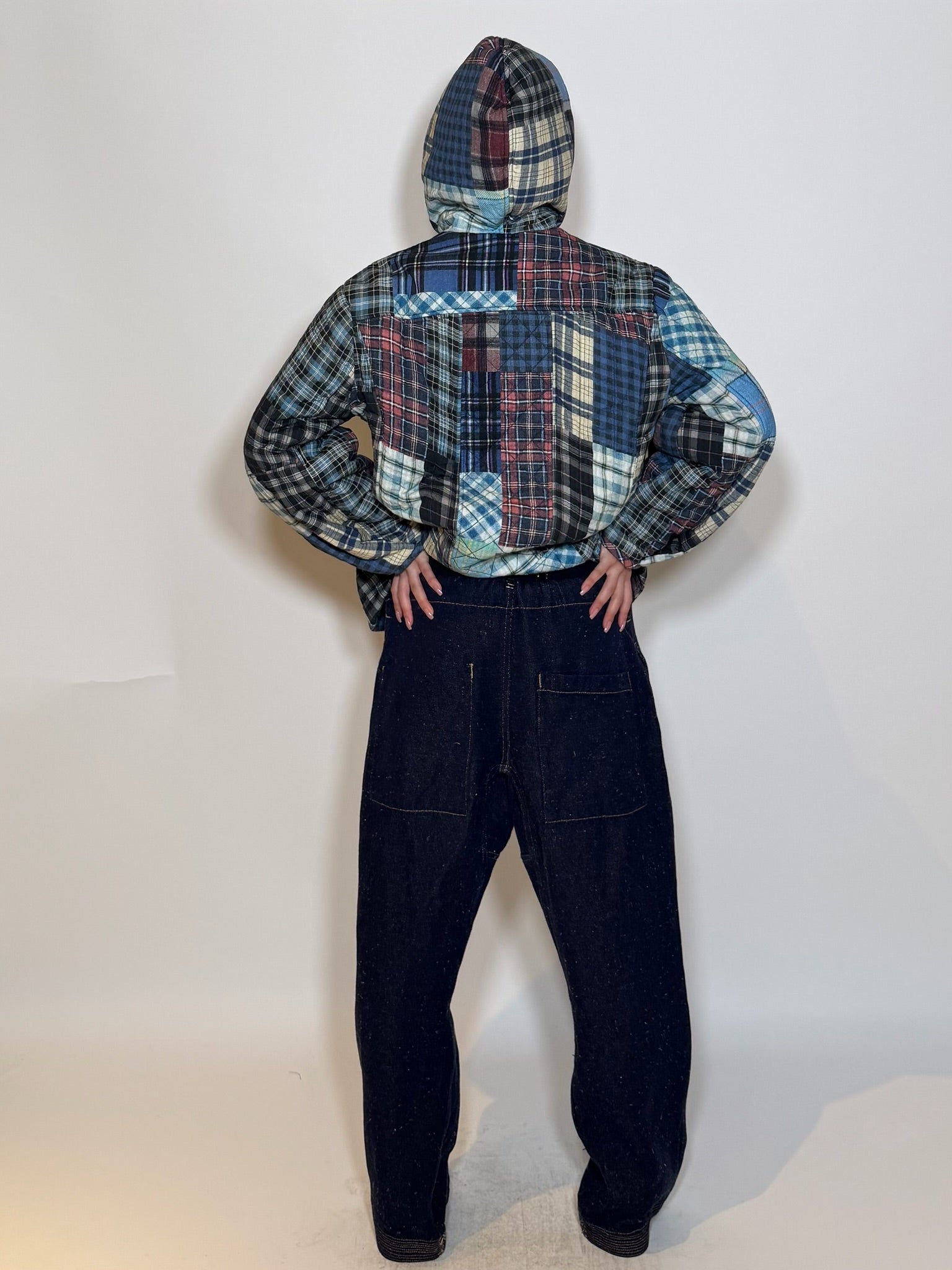 Blue De Cocagne Kokoro Wide Denim Pants