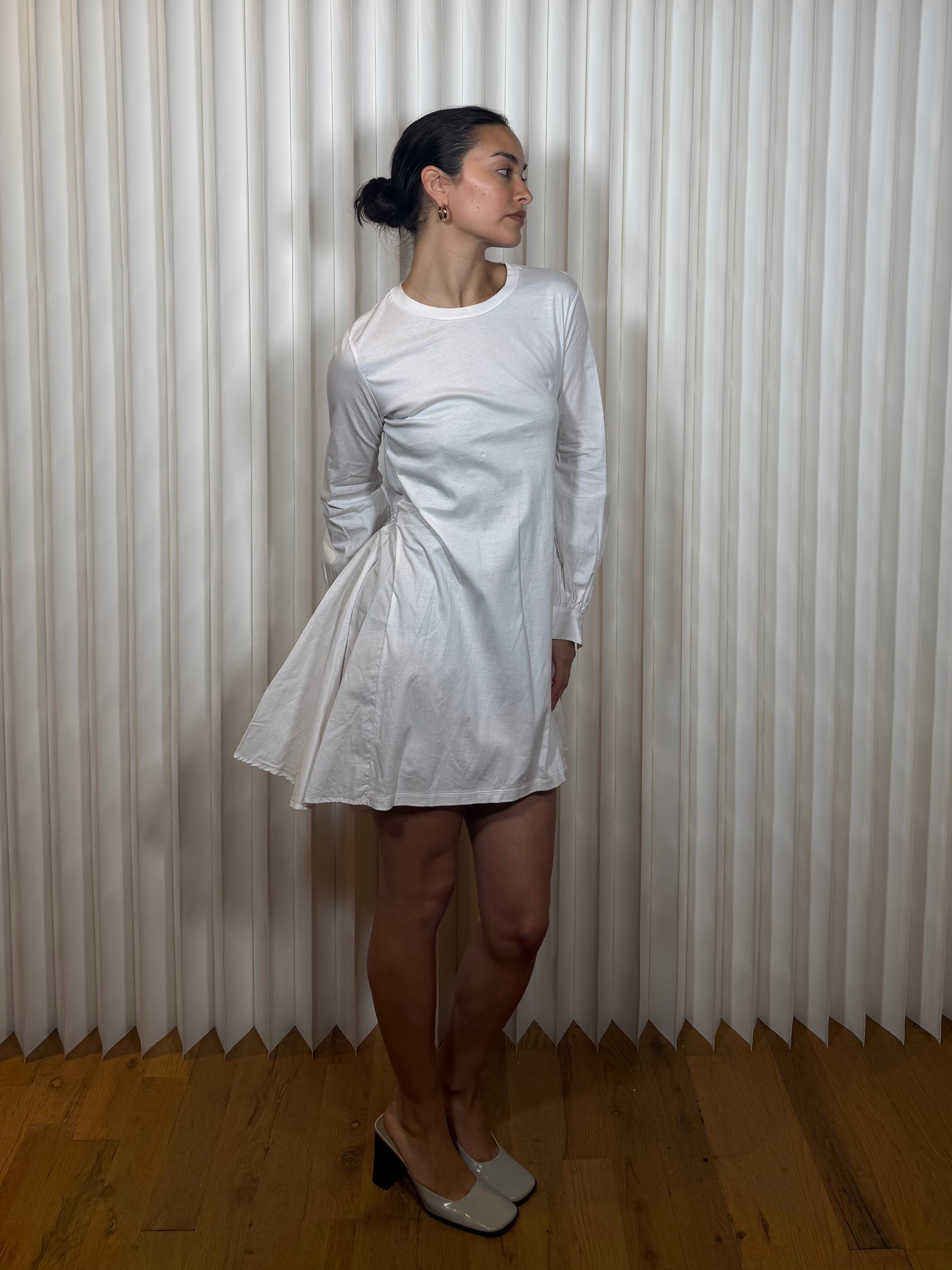 Mihara Yasuhiro L/S Cotton Mini Dress