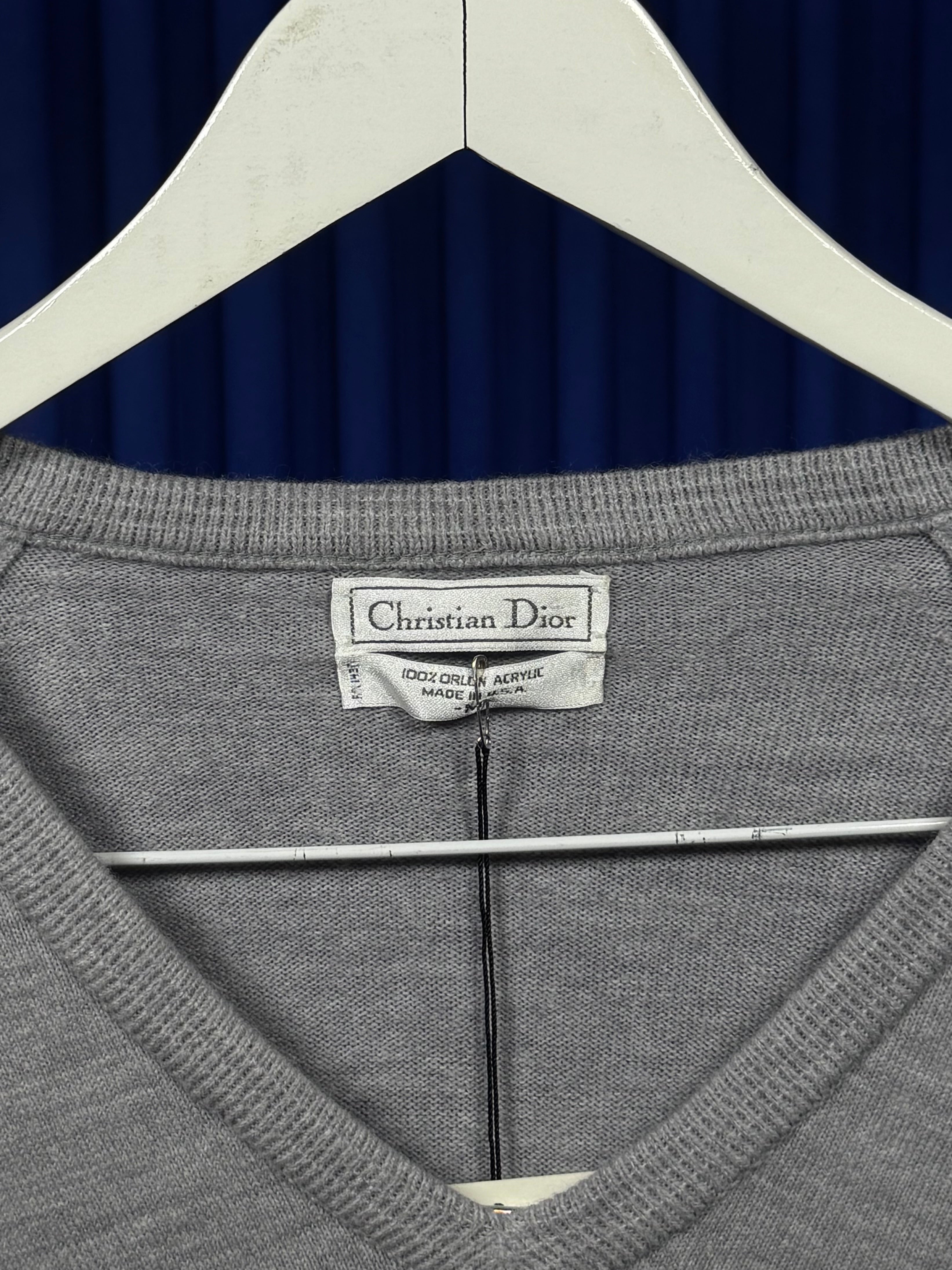 CHRISTIAN DIOR V-NECK SWEATER