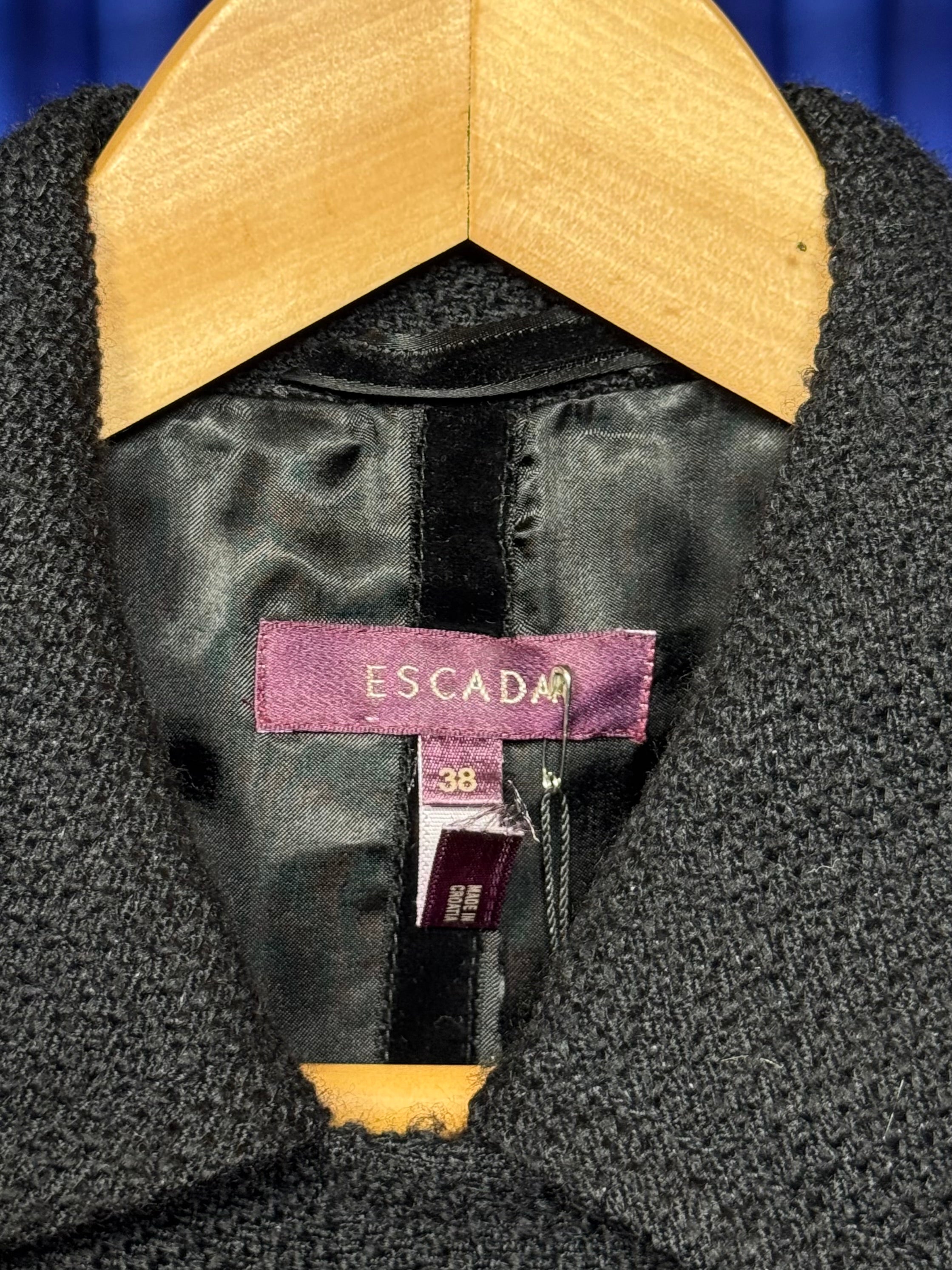 ESCADA DOUBLE-BREASTED WOOL JACKET