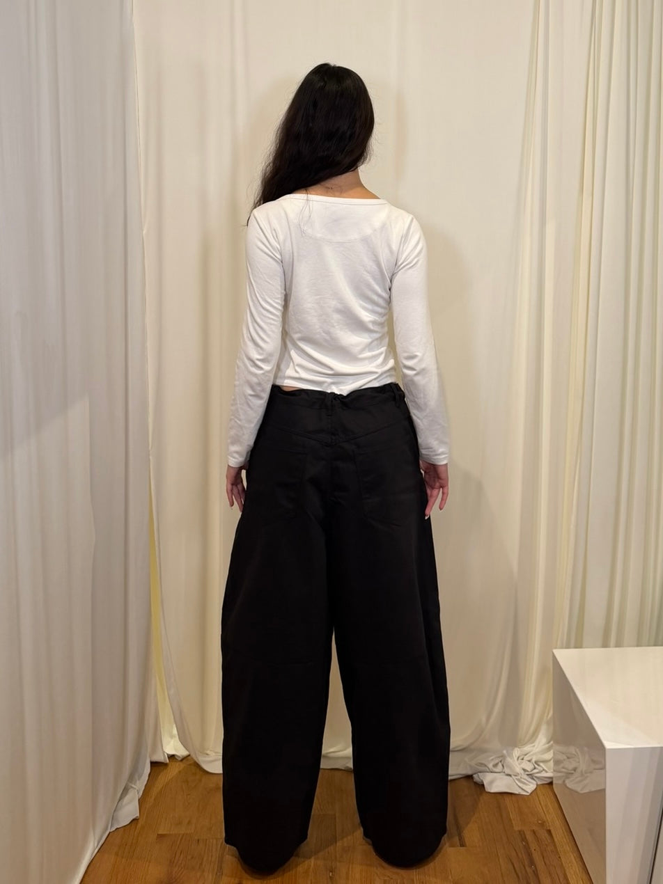 Free Market Costes Pleated Wide Pants
