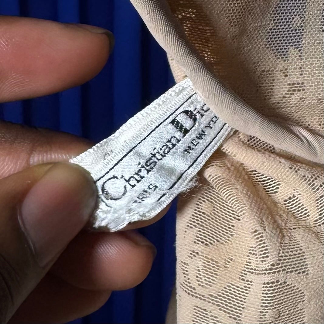 90S DIOR MONOGRAM BODYSUIT