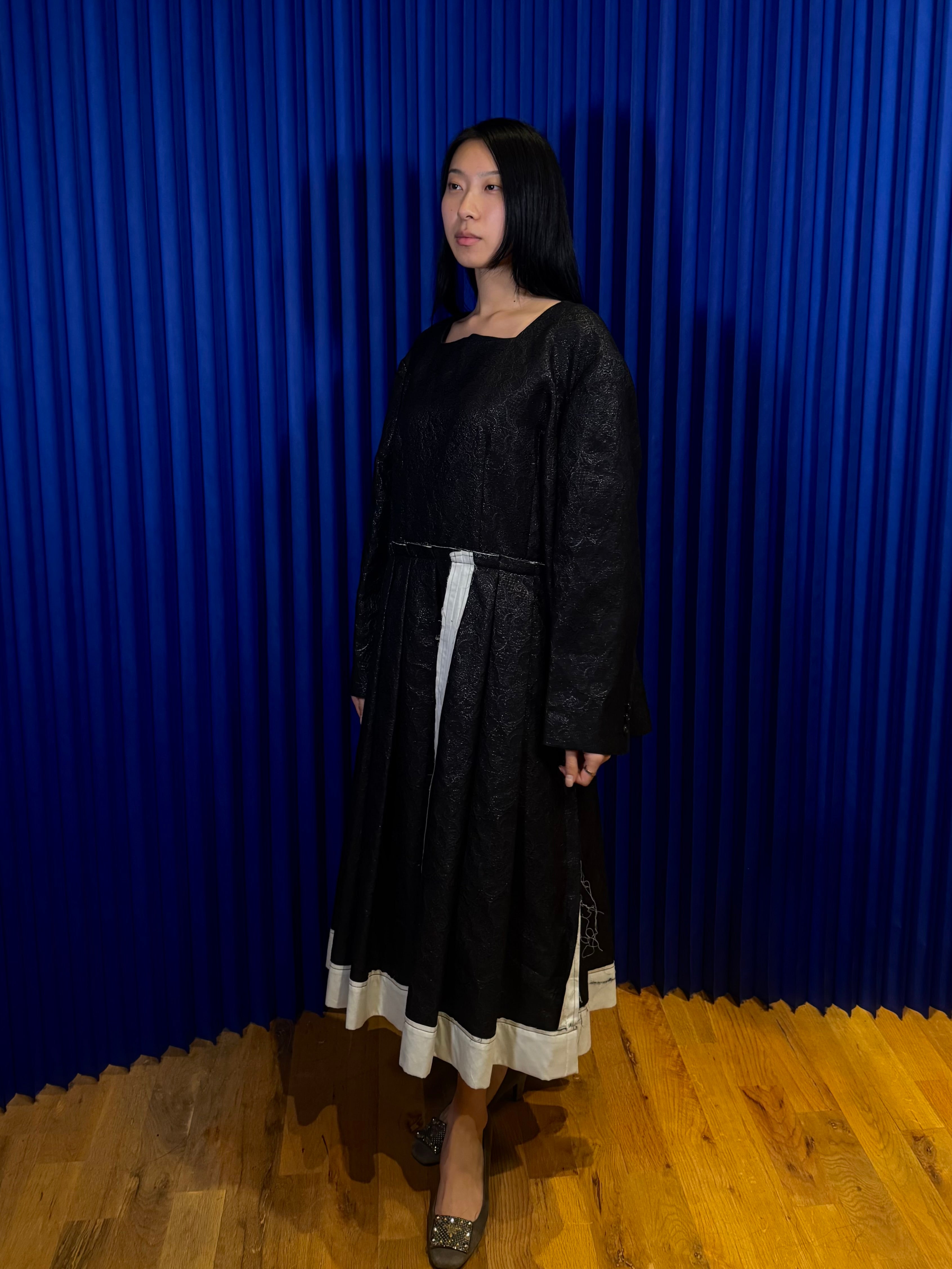 FW19 COMME DES GARÇON DOUBLE LAYERED MAXI DRESS