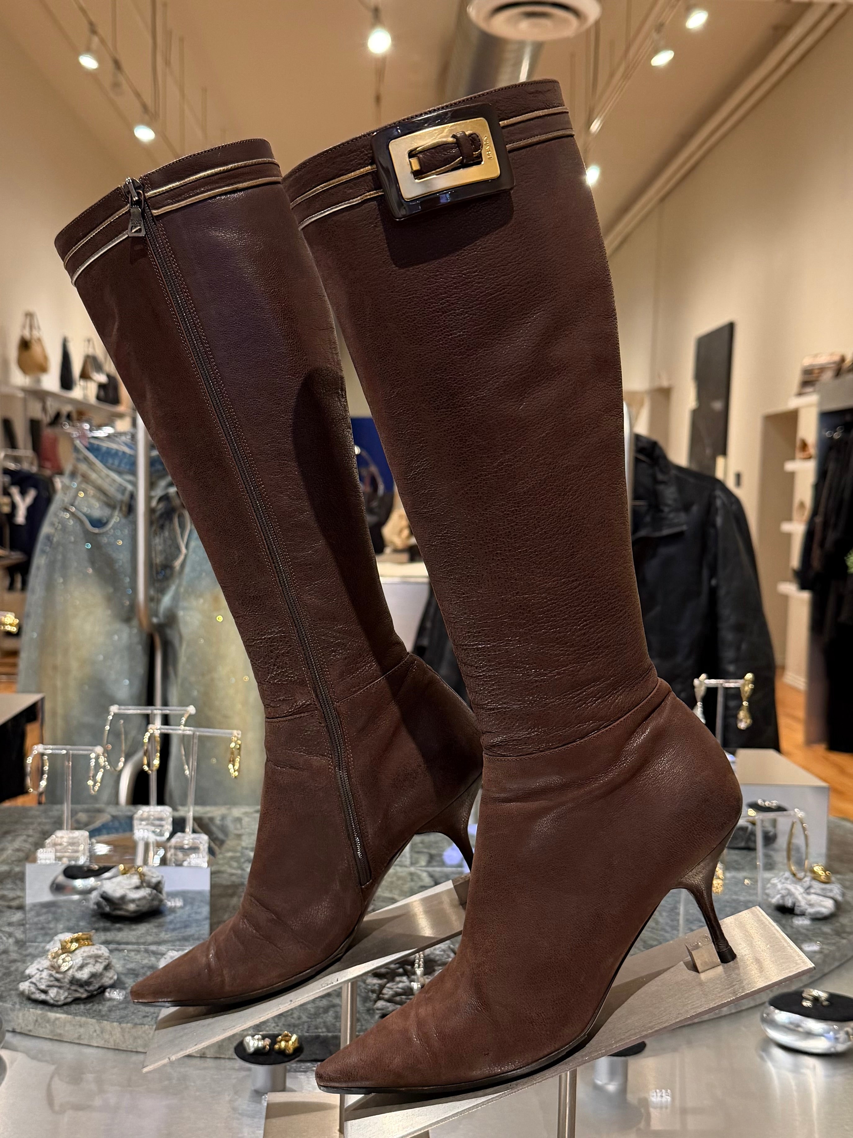 Prada High Knee Boots