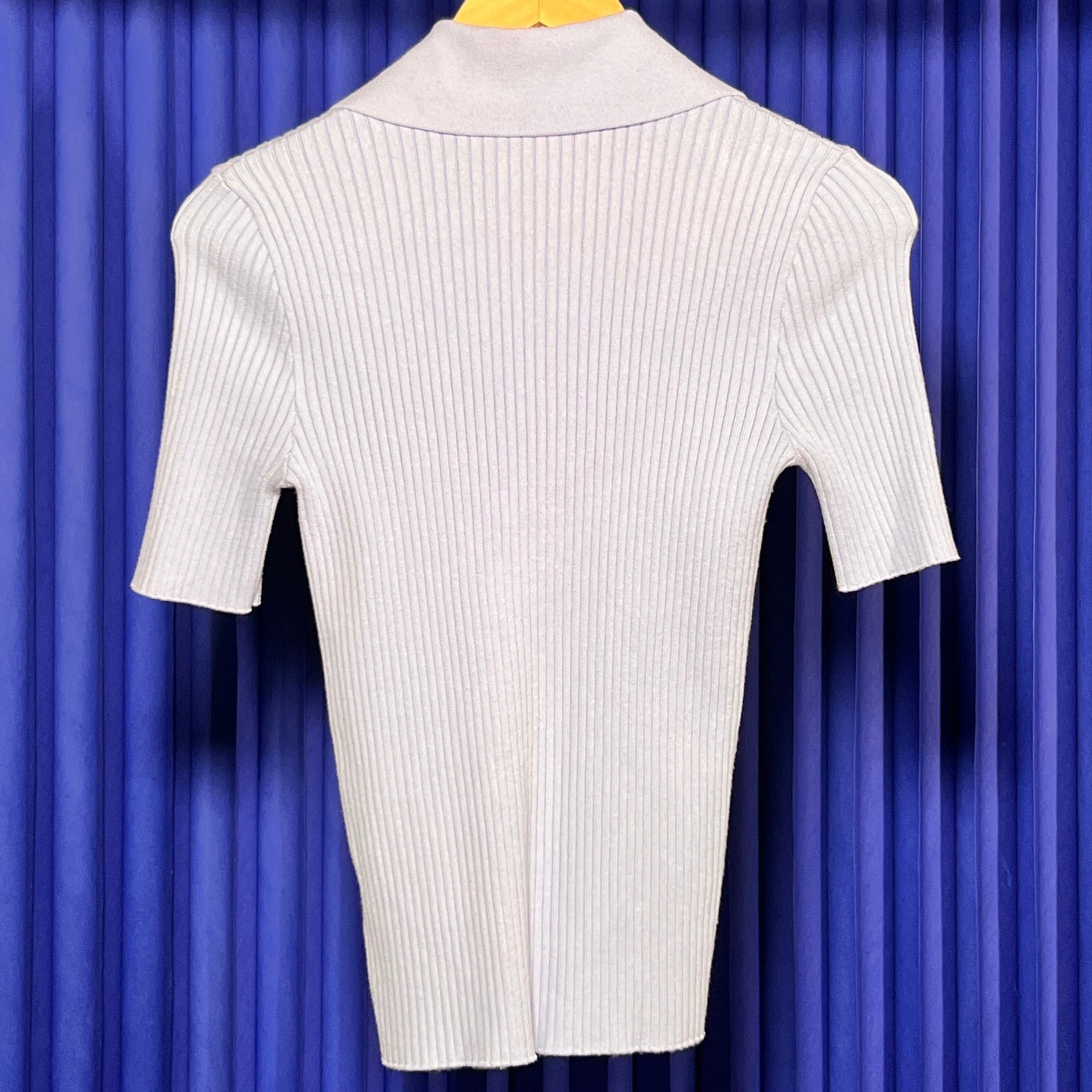 COURRÈGES RIBBED POLO SHIRT