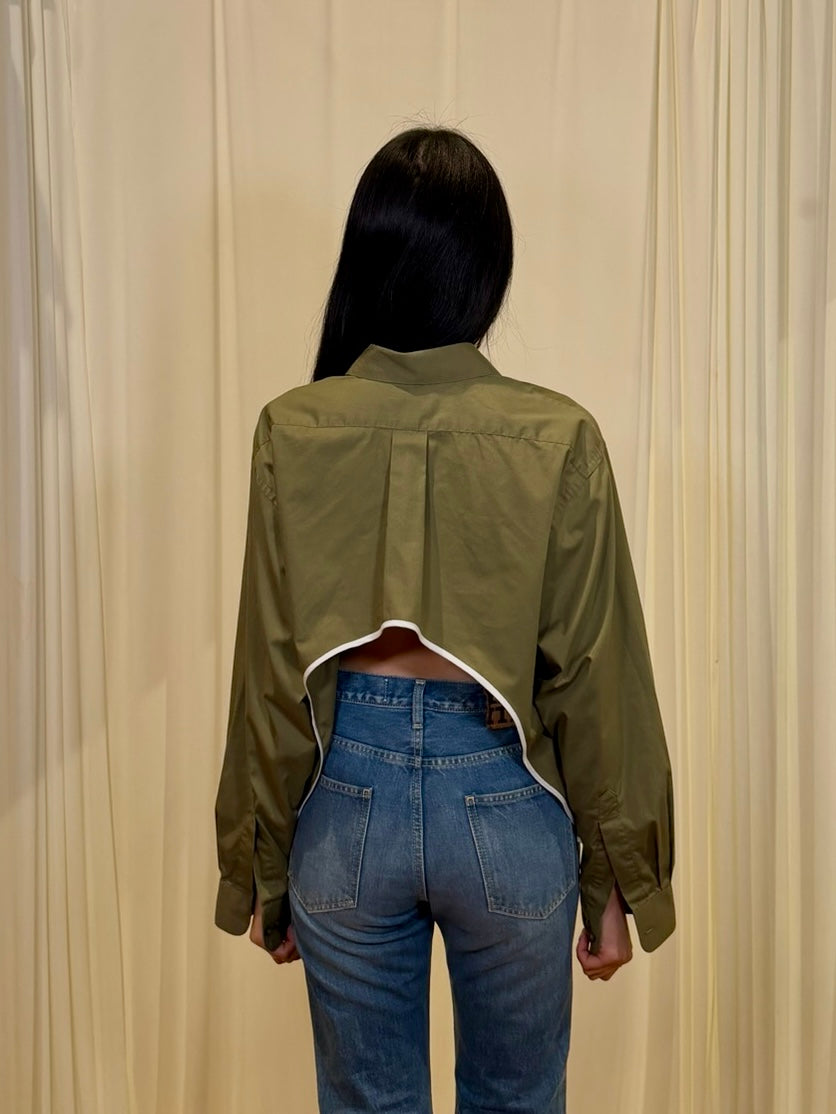 Frida Reworked Button Up ‘Olive’