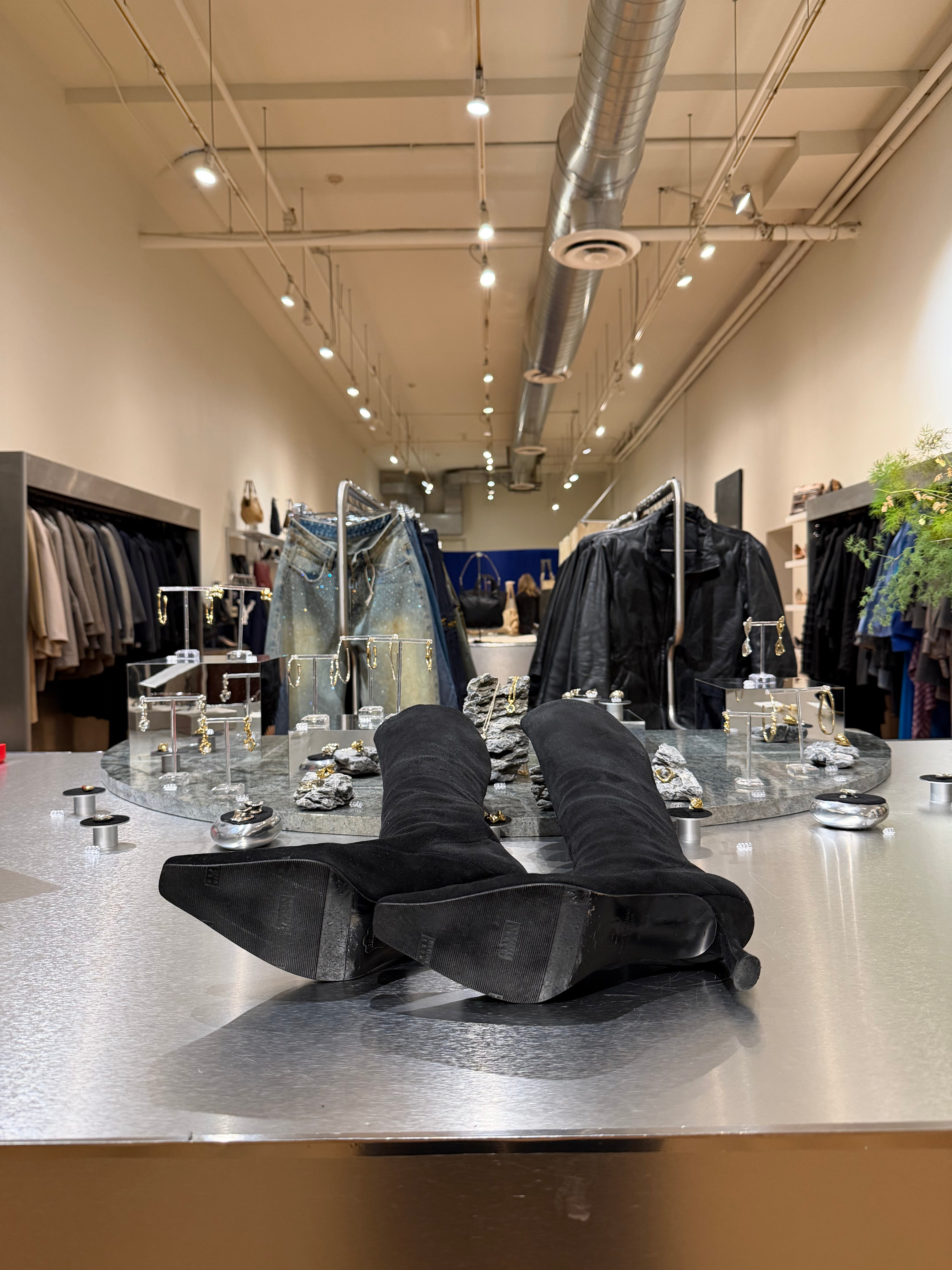 Stuart Weitzman Black Boots