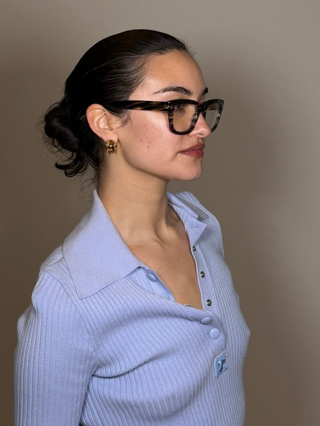 Tom Ford TF6036-B Coloureux Marble Grey Eyeglasses