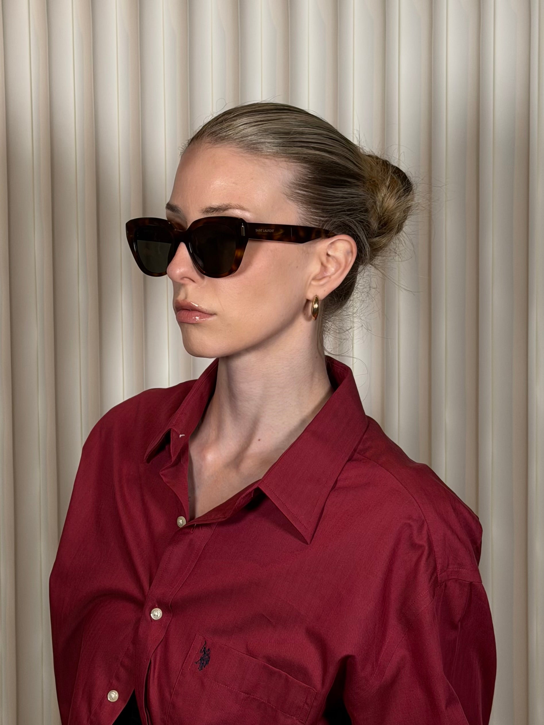 Saint Laurent SL 827 Havana Sunglasses