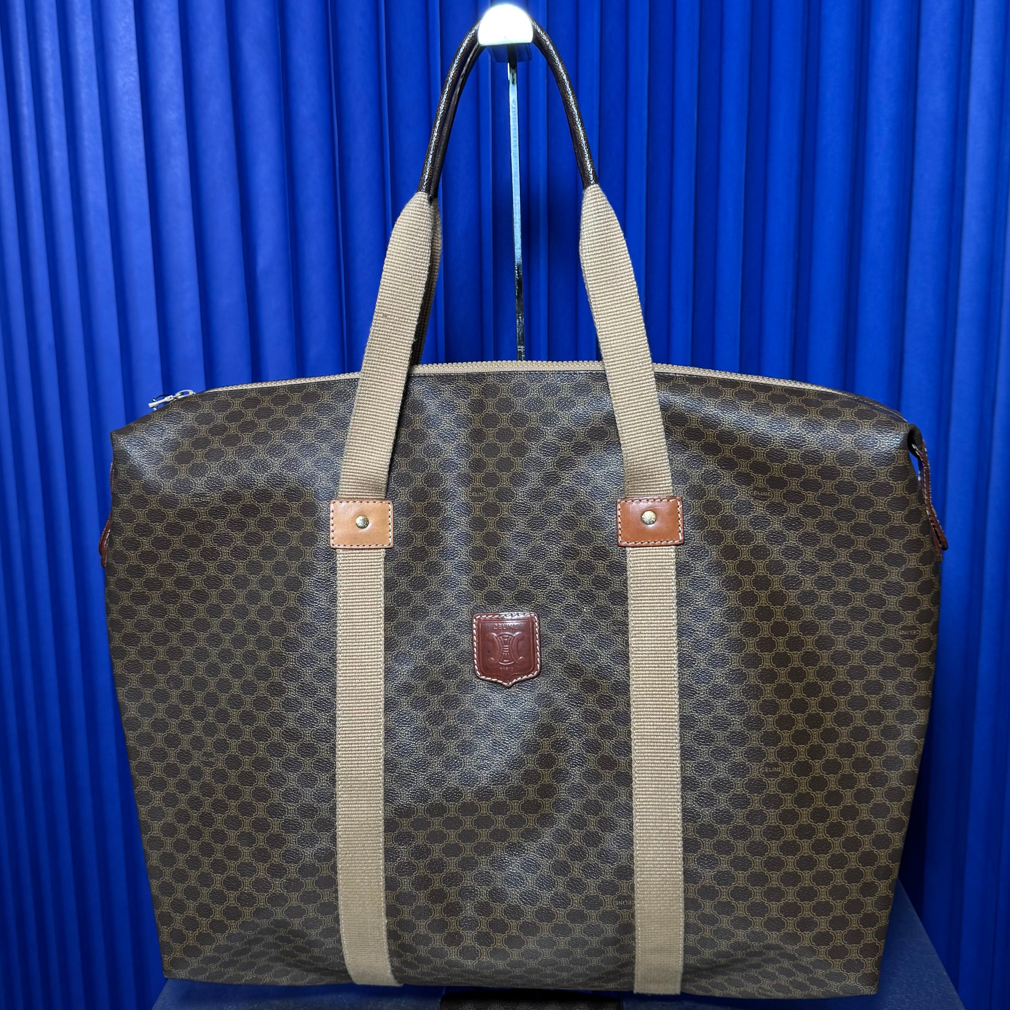 CELINE MACADAM MONOGRAM SHOPPER TOTE