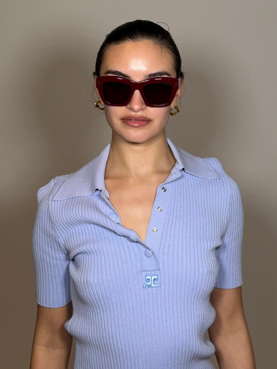 Tom Ford TF1191 69E Luna Bordeaux Sunglasses