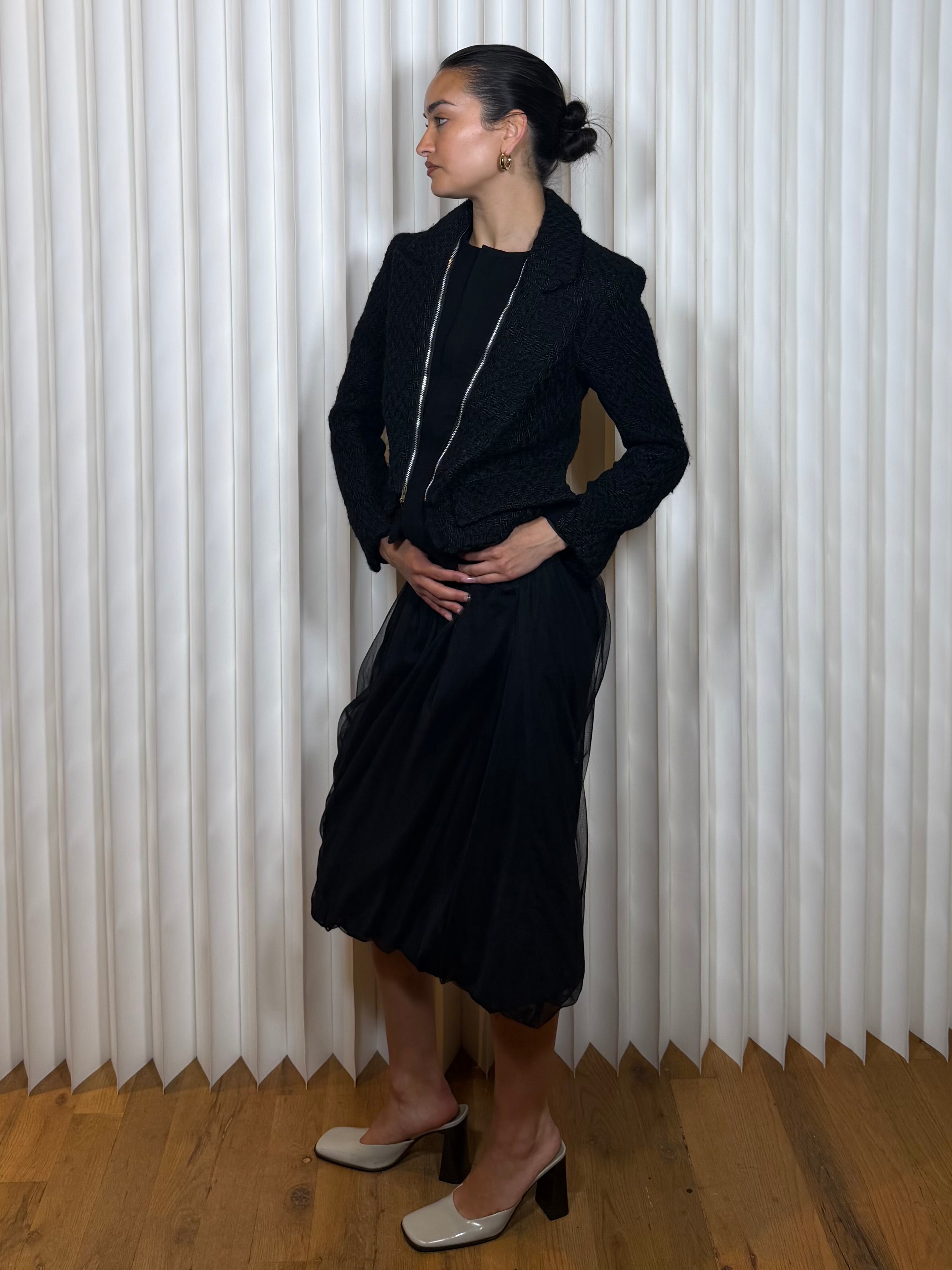 Lilith Black Bubble Skirt