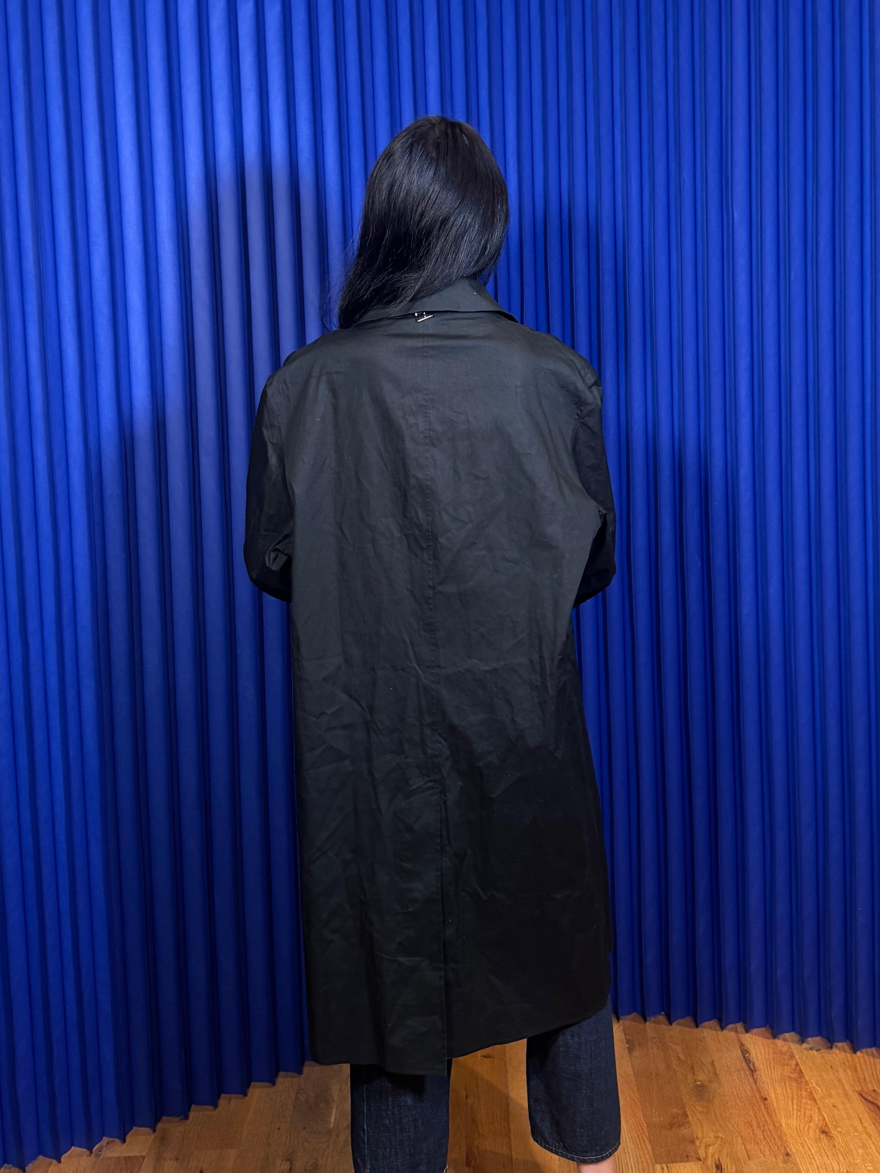 VINTAGE VERSACE COTTON COAT ‘Black’