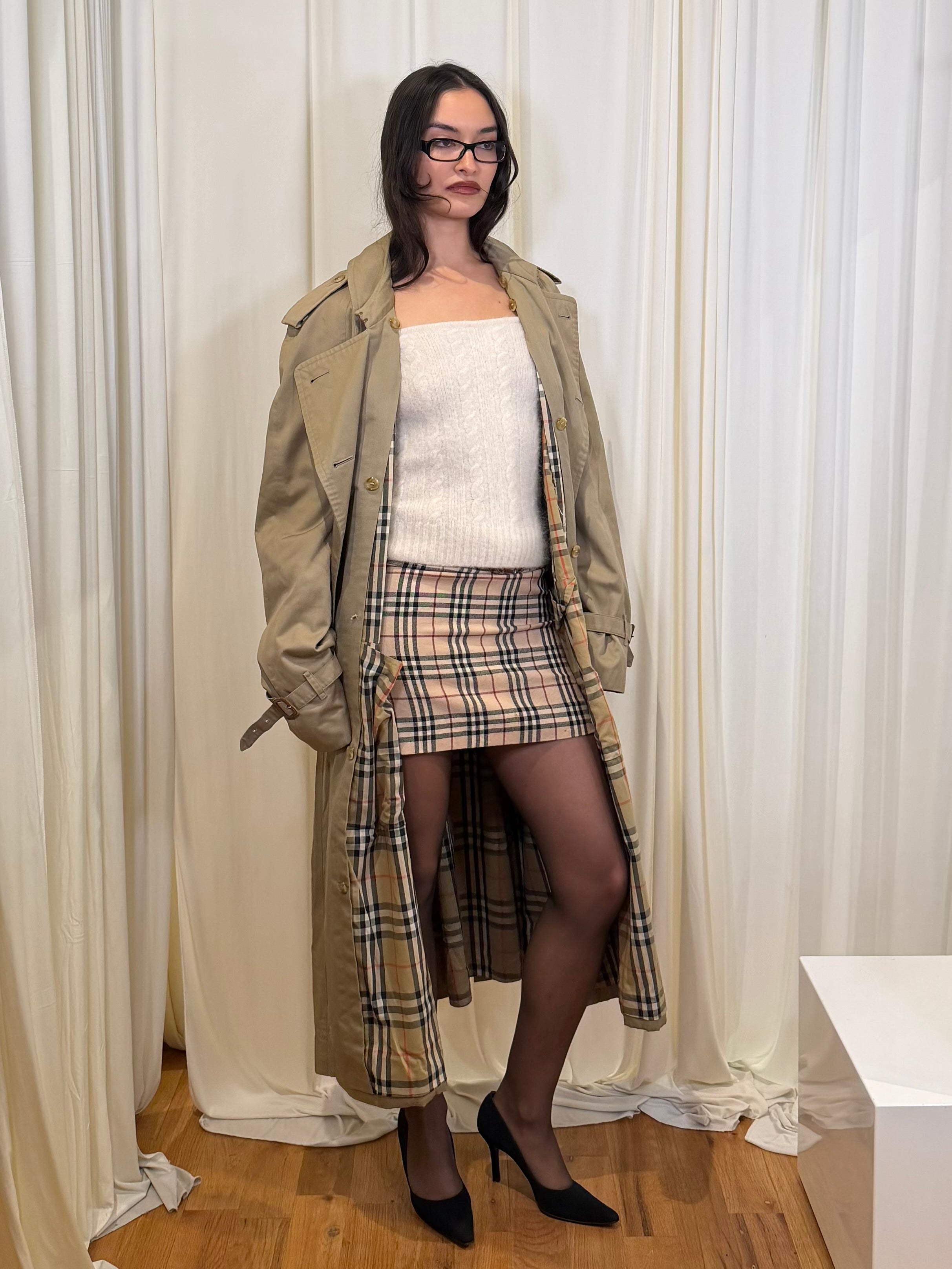 Vintage Burberrys’ Double Breasted Trench 42L